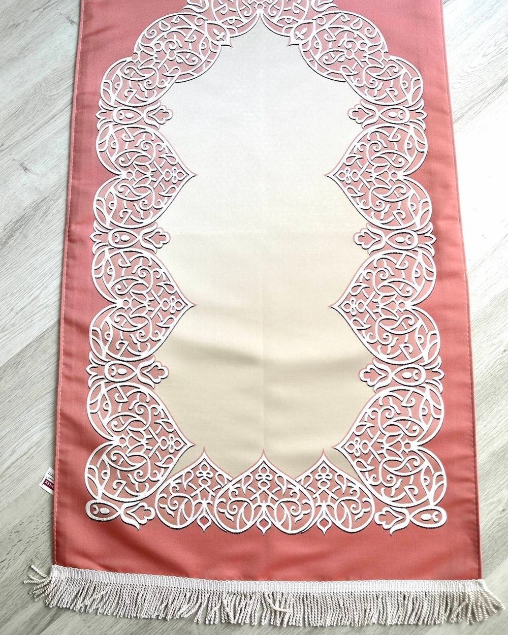 Astarlı Çeyizlik Saten Seccade Pembe