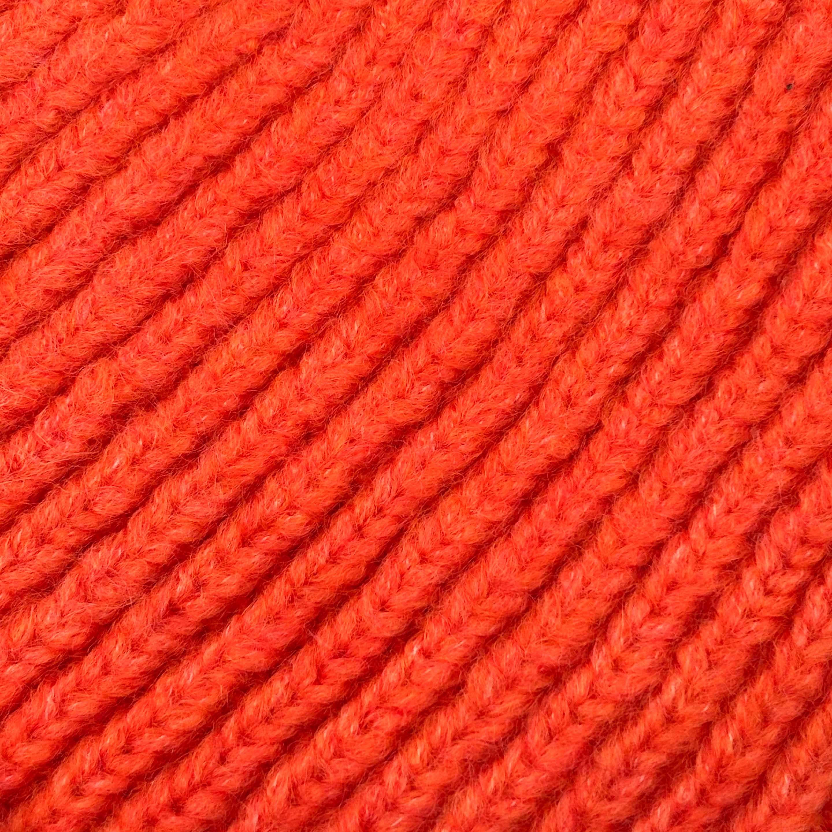 ORANGE WOOL BEANIE