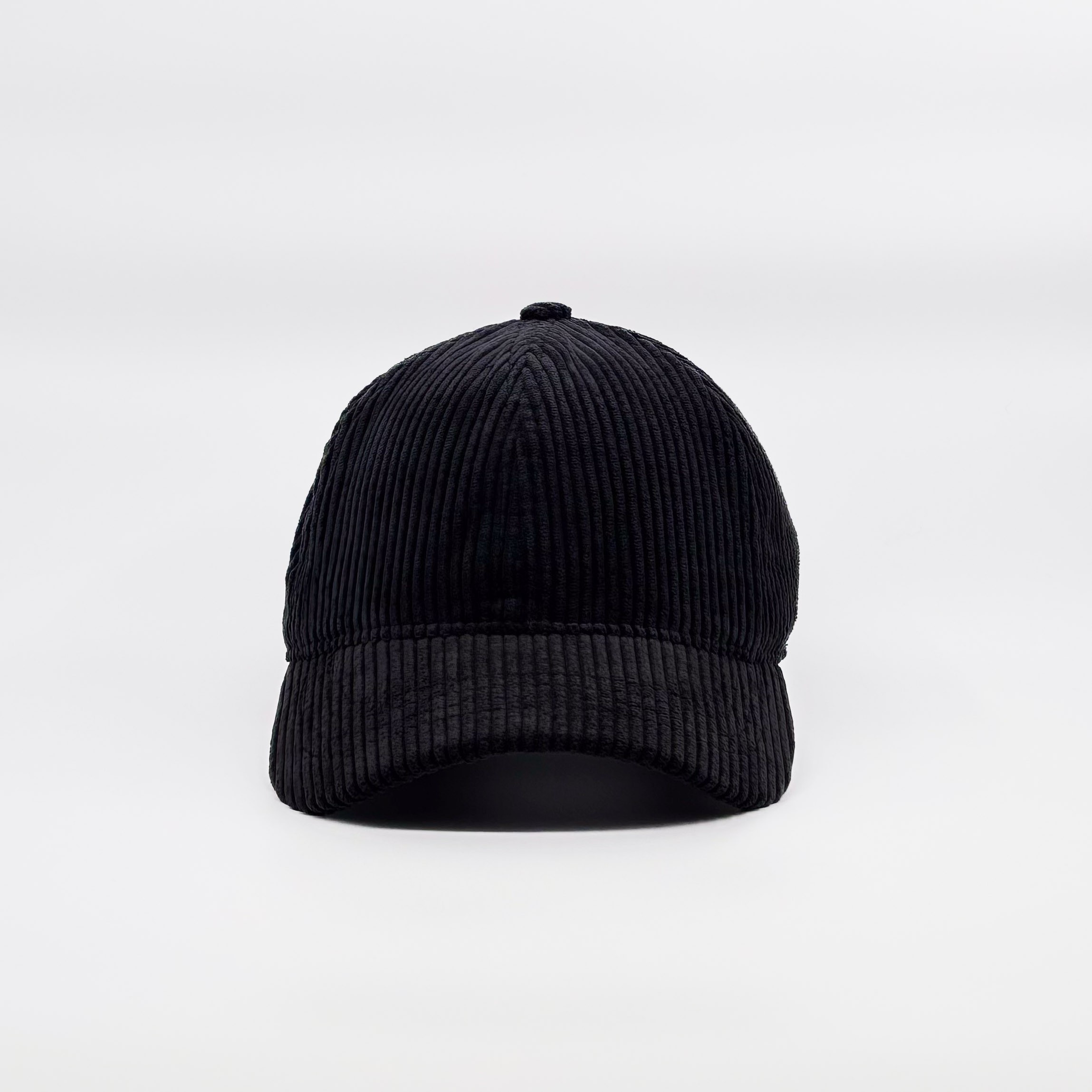 BLACK CORDUROY CAP