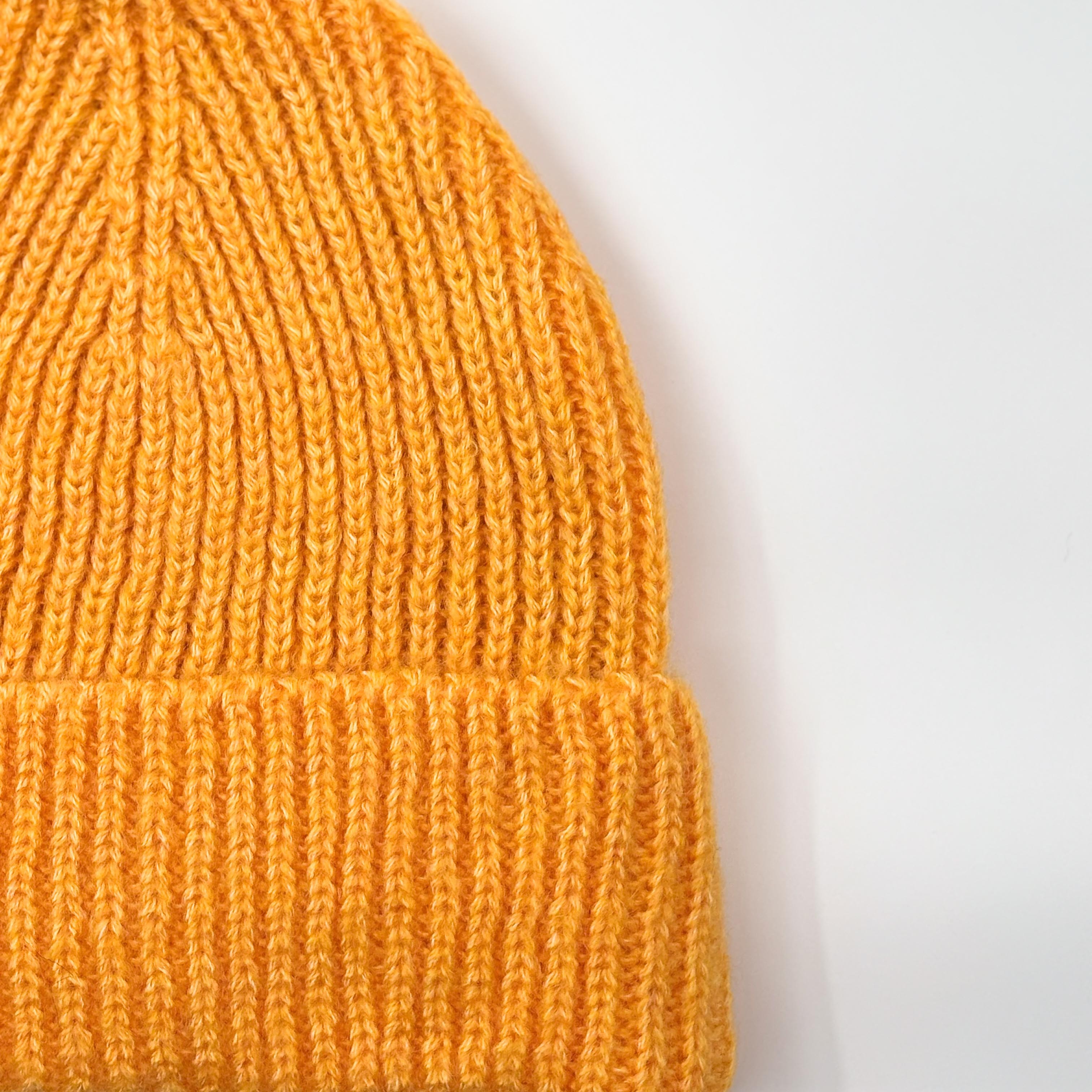 MUSTARD WOOL BEANIE