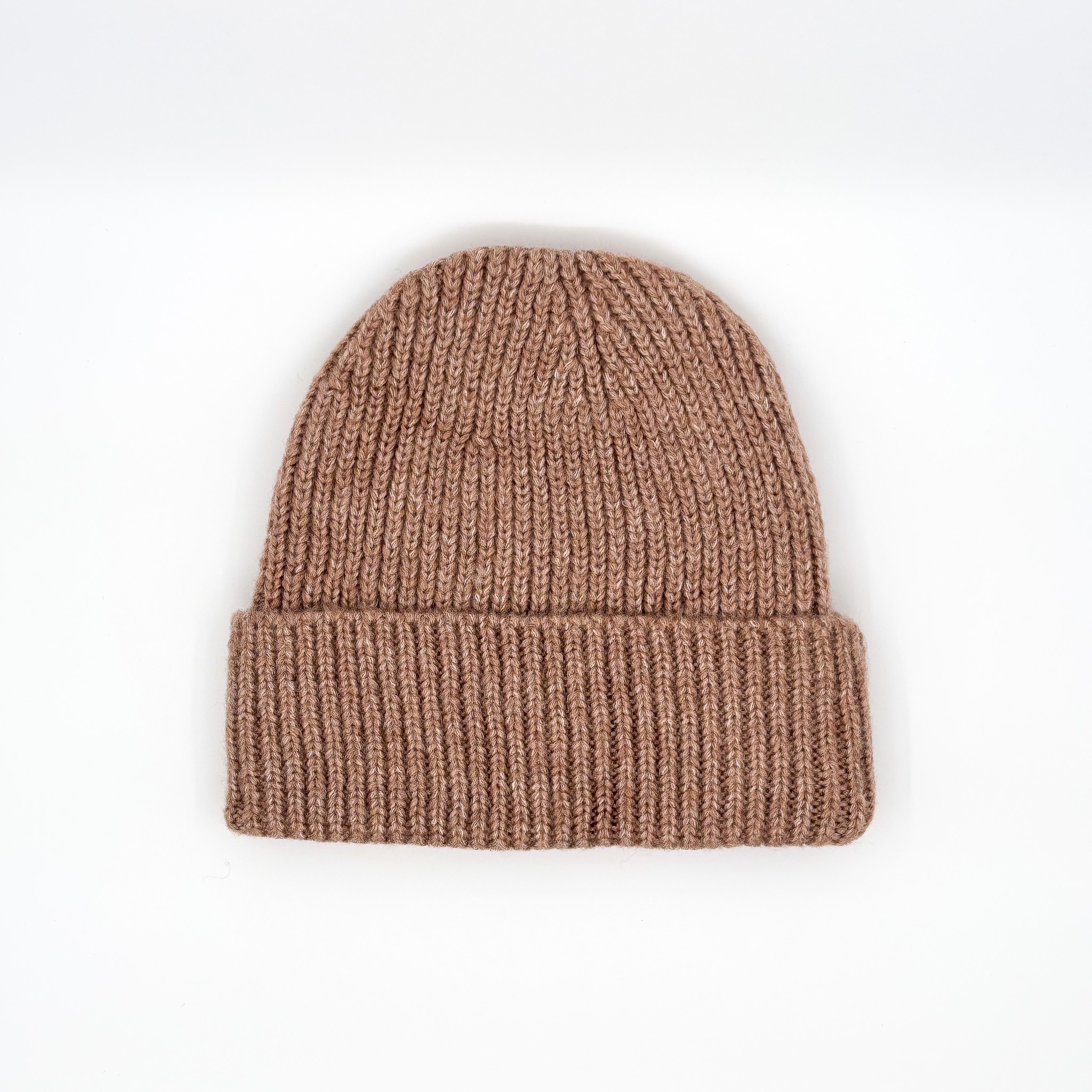 BROWN WOOL BEANIE