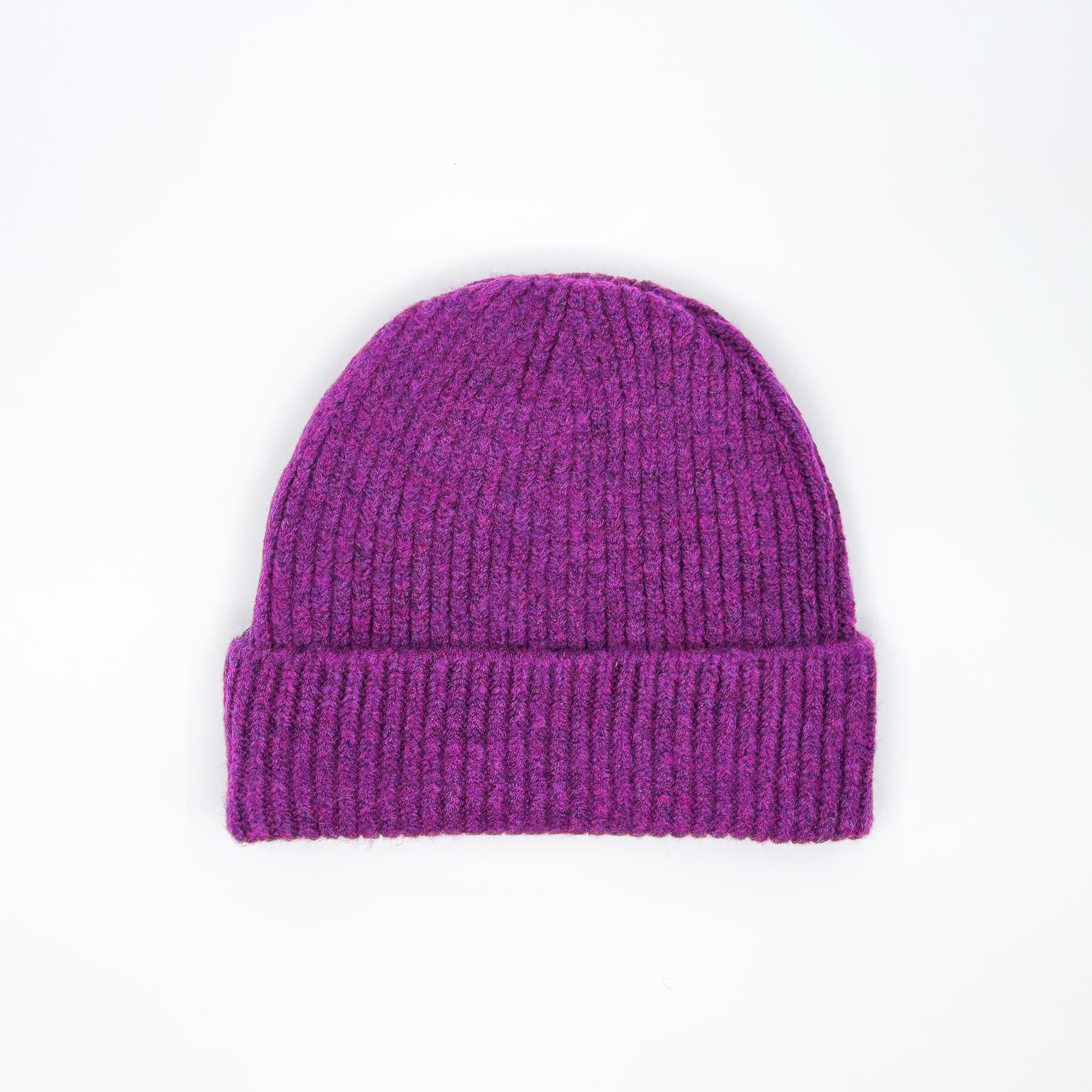 PURPLE WOOL BEANIE