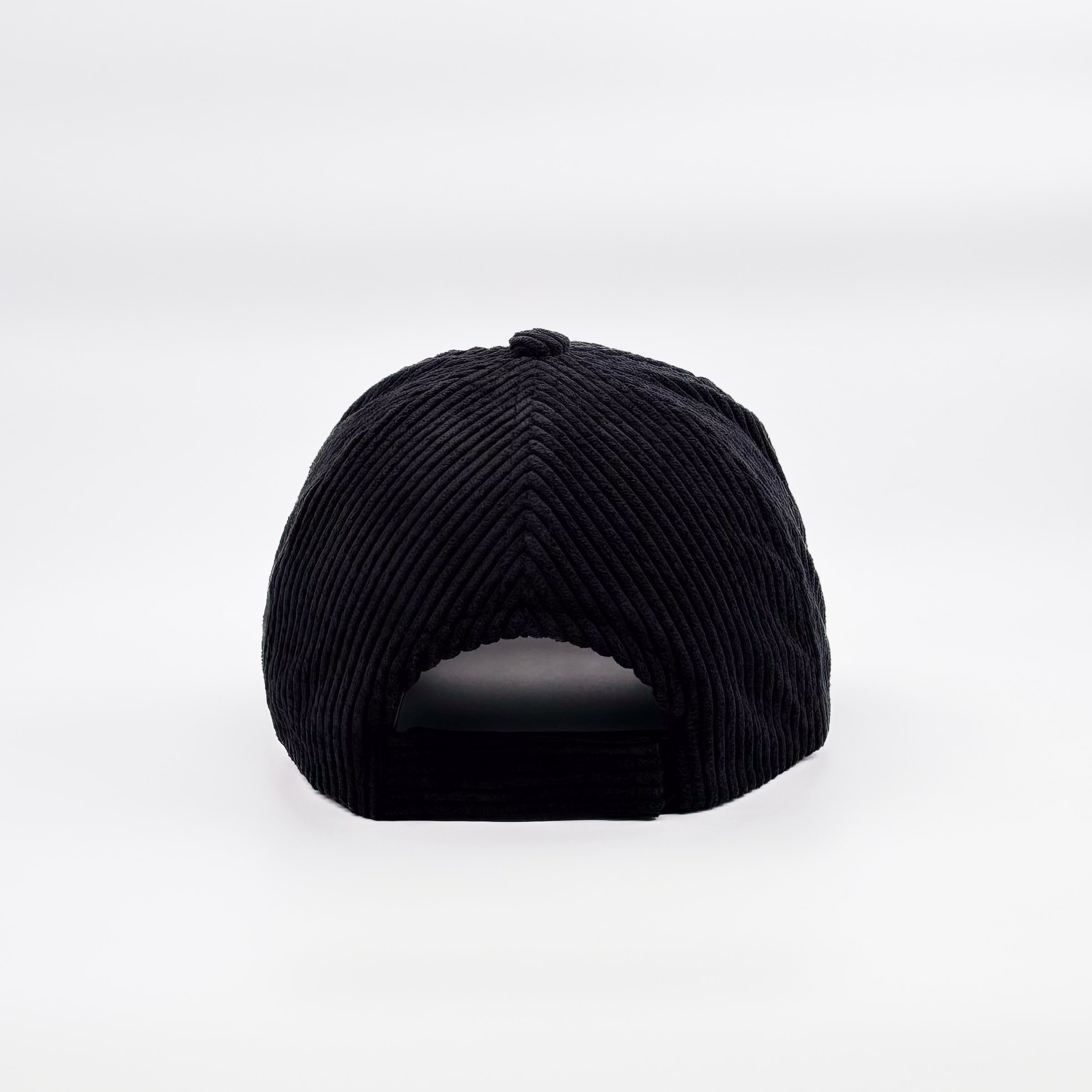 BLACK CORDUROY CAP