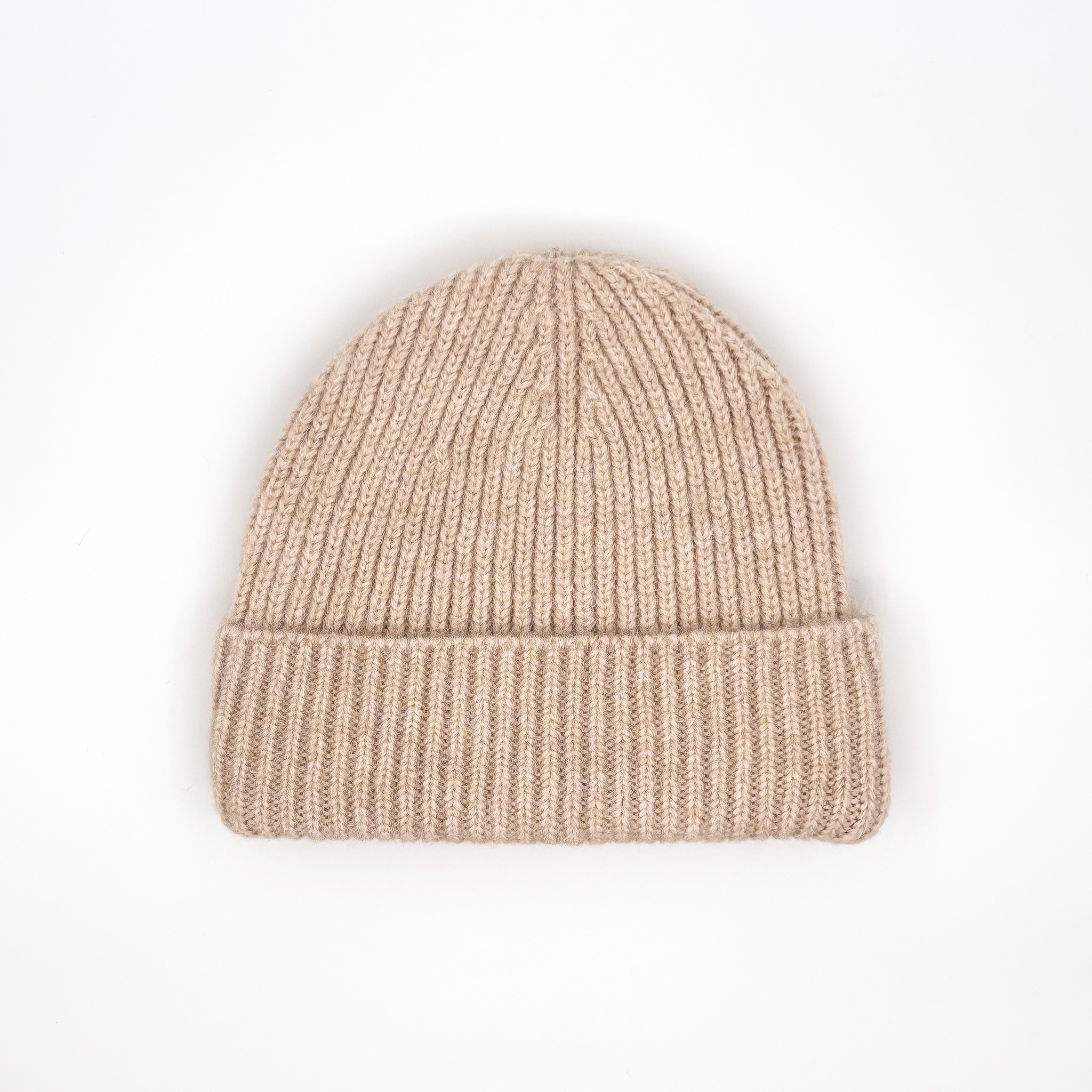 CREAM WOOL BEANIE