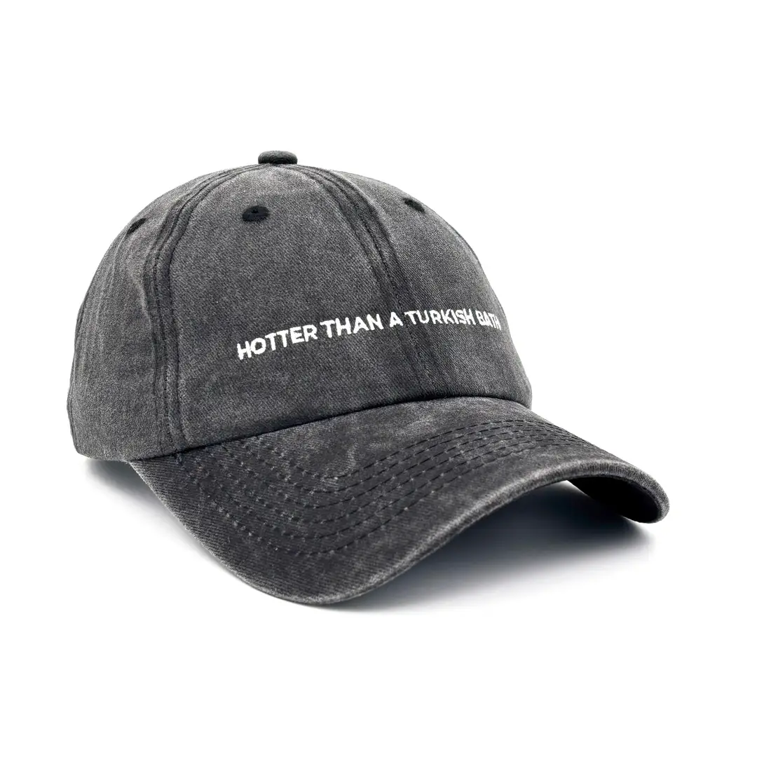 Siyah Vintage Şapka