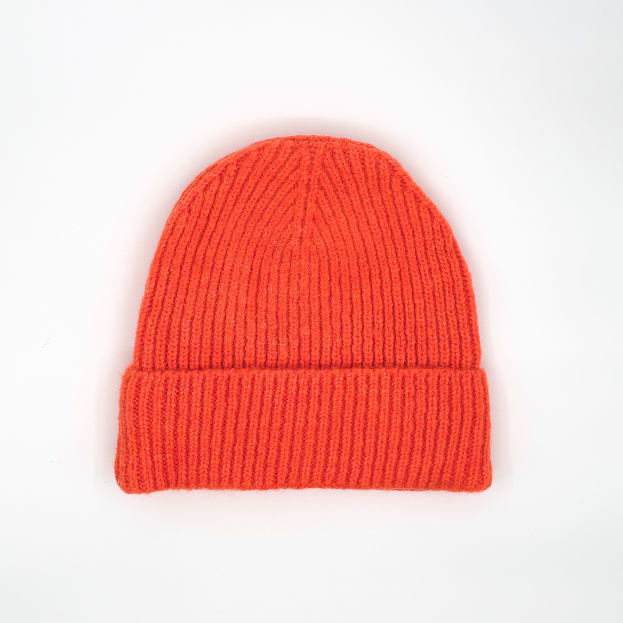 ORANGE WOOL BEANIE