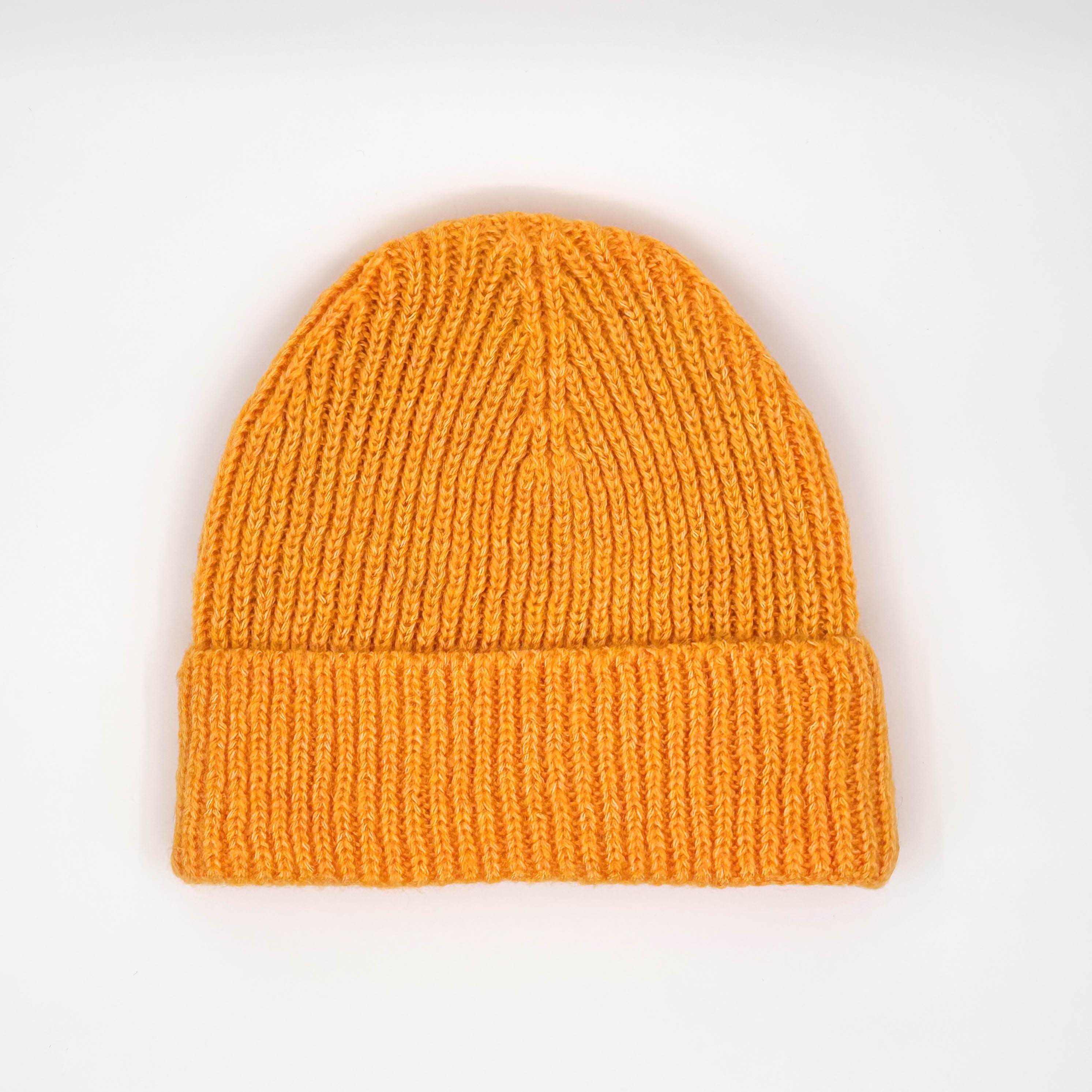 MUSTARD WOOL BEANIE