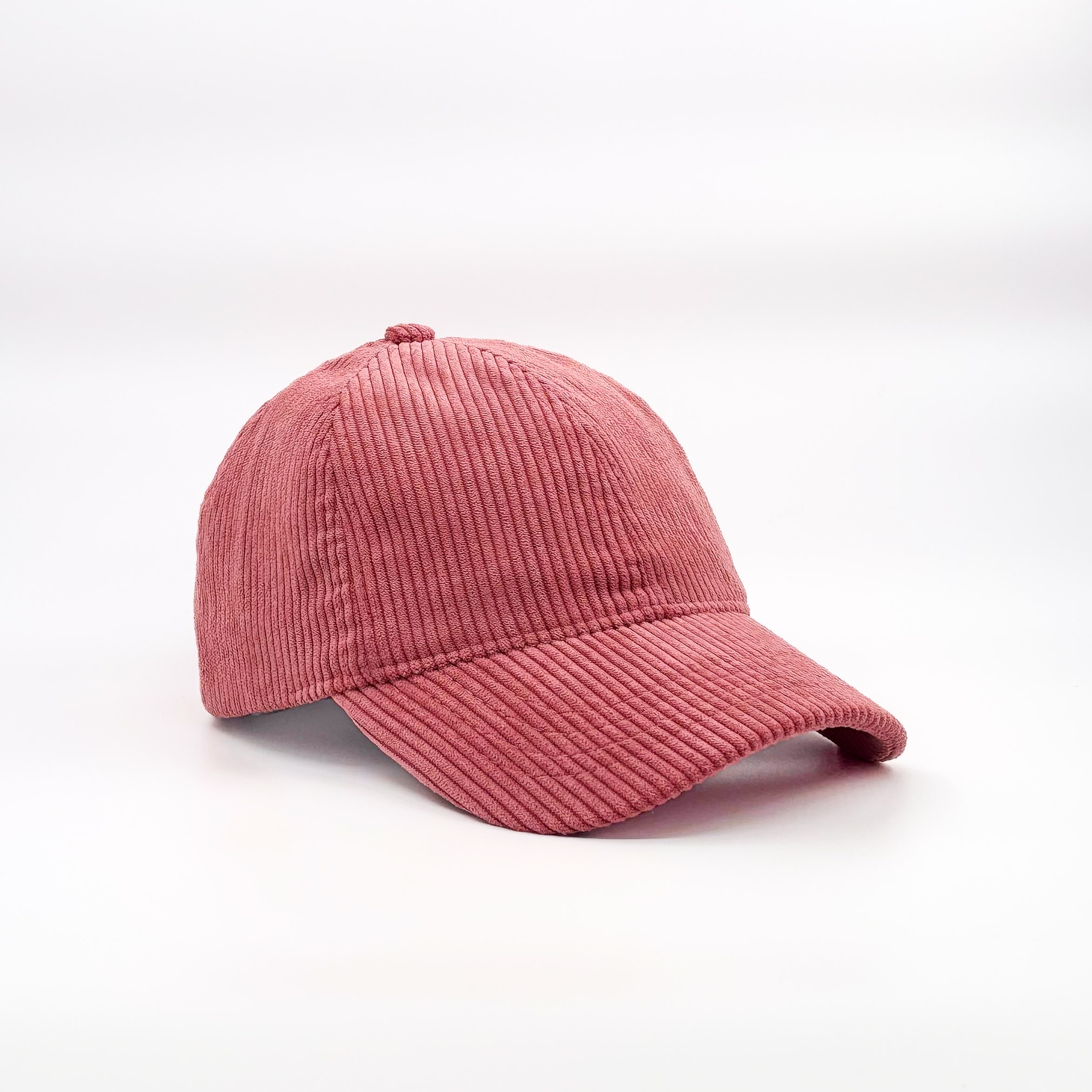 SALMON CORDUROY CAP