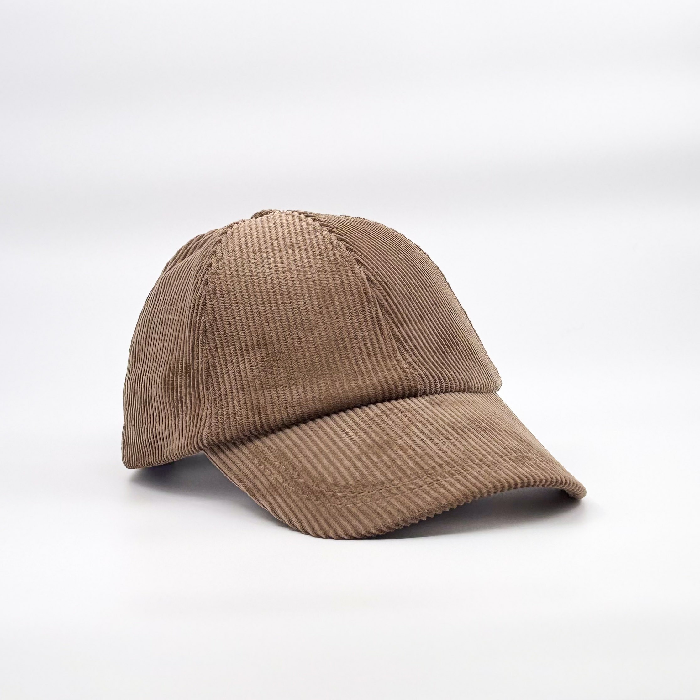 LIGHT BROWN CORDUROY CAP