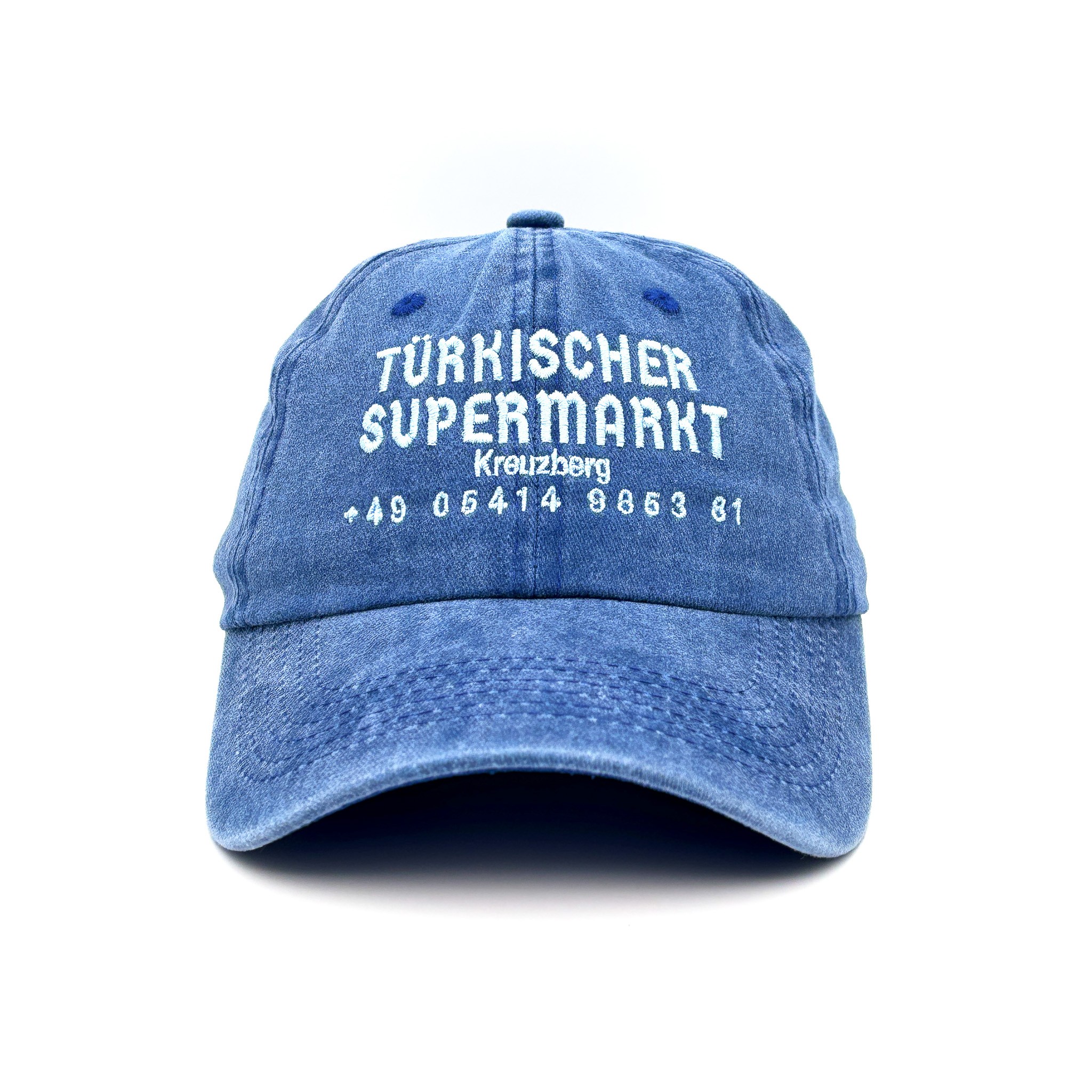 TÜRKISCHER SUPERMARKT ŞAPKA 130 MAVİ