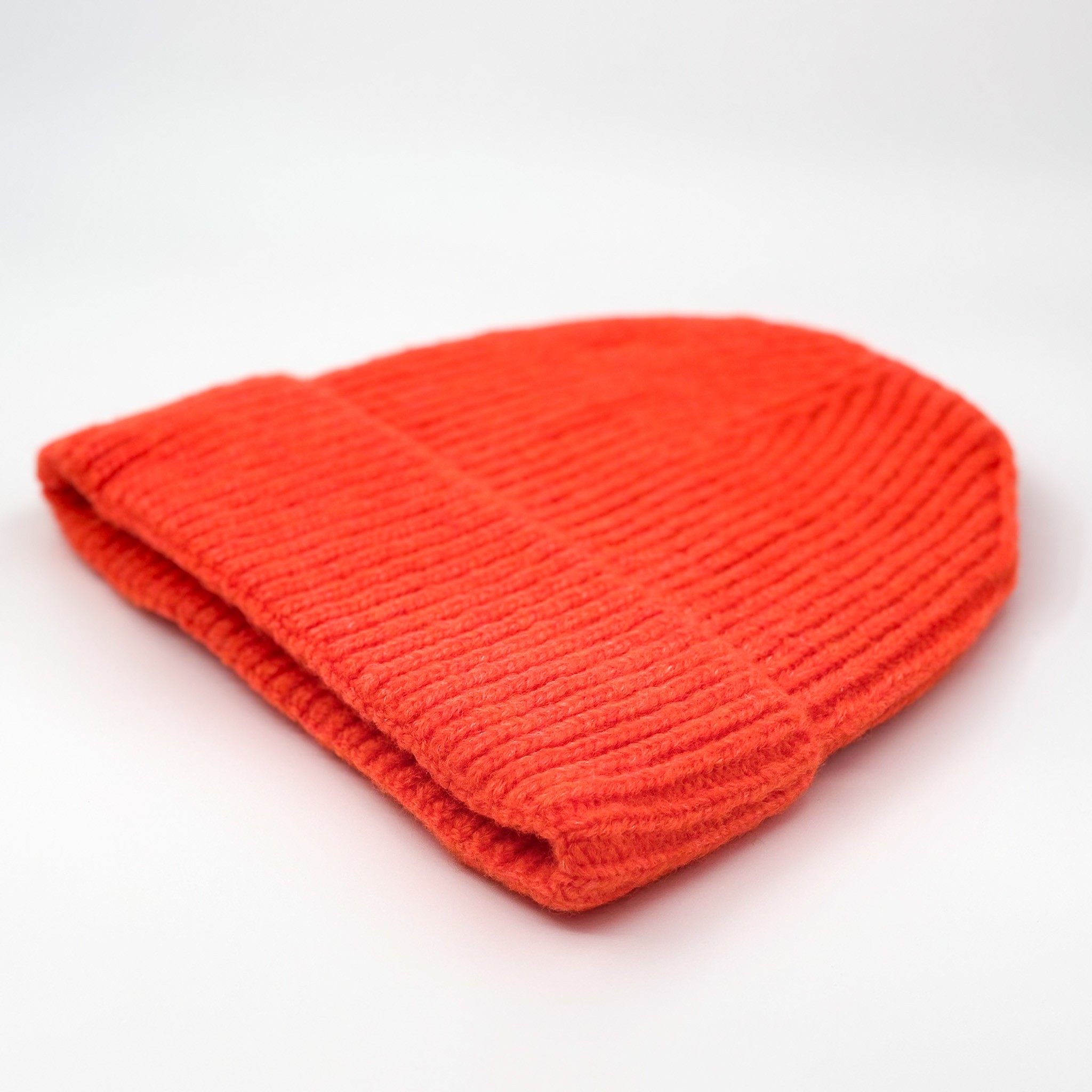 ORANGE WOOL BEANIE