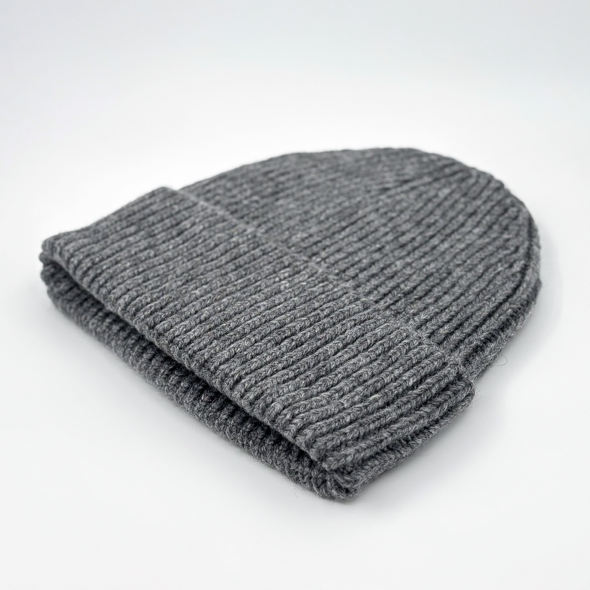 GREY WOOL BEANIE