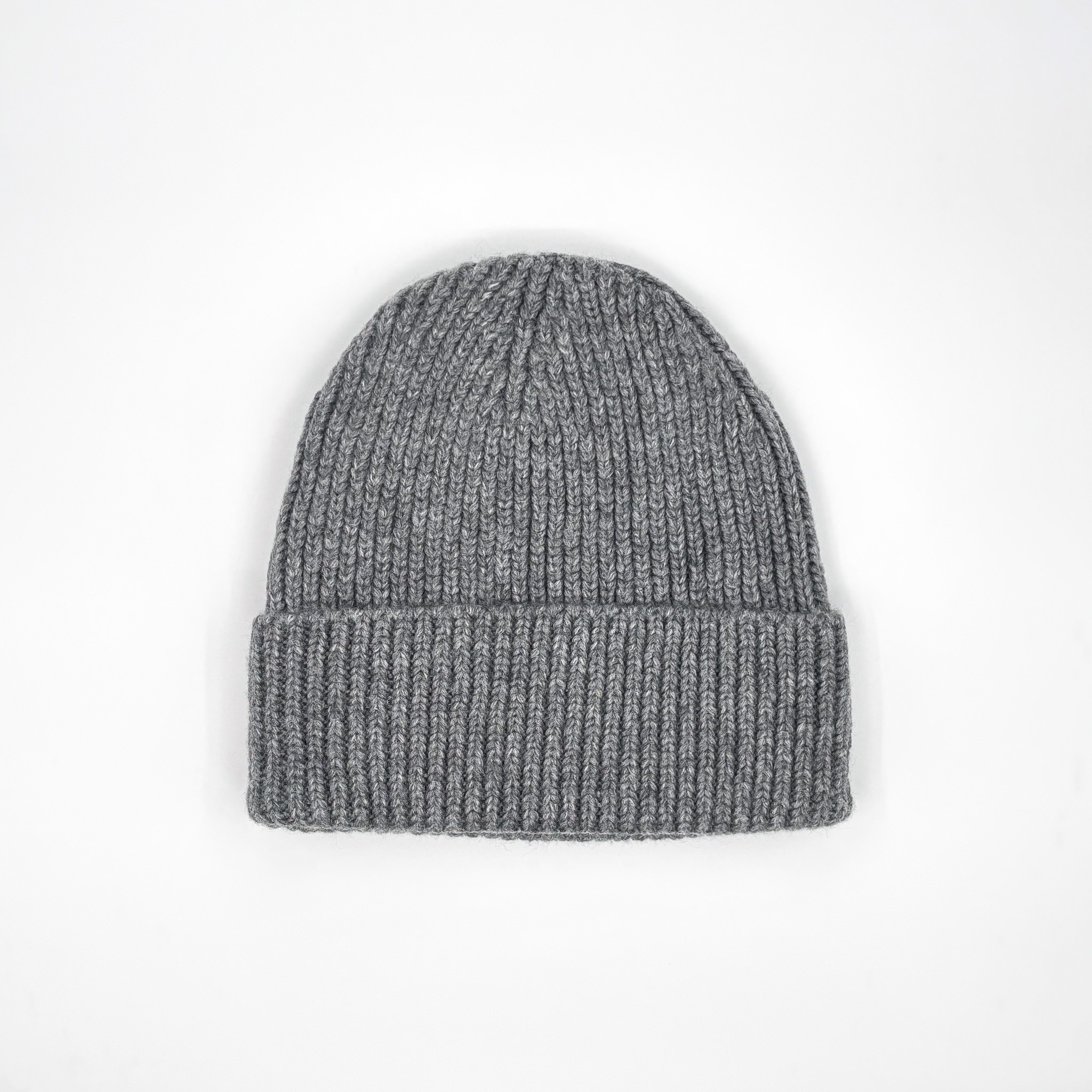 GREY WOOL BEANIE