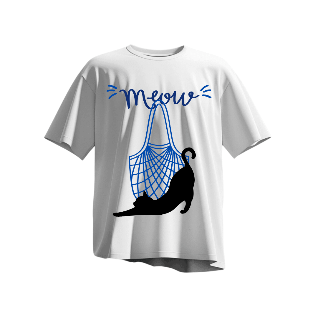Oversize Baskılı Unisex T-Shirt