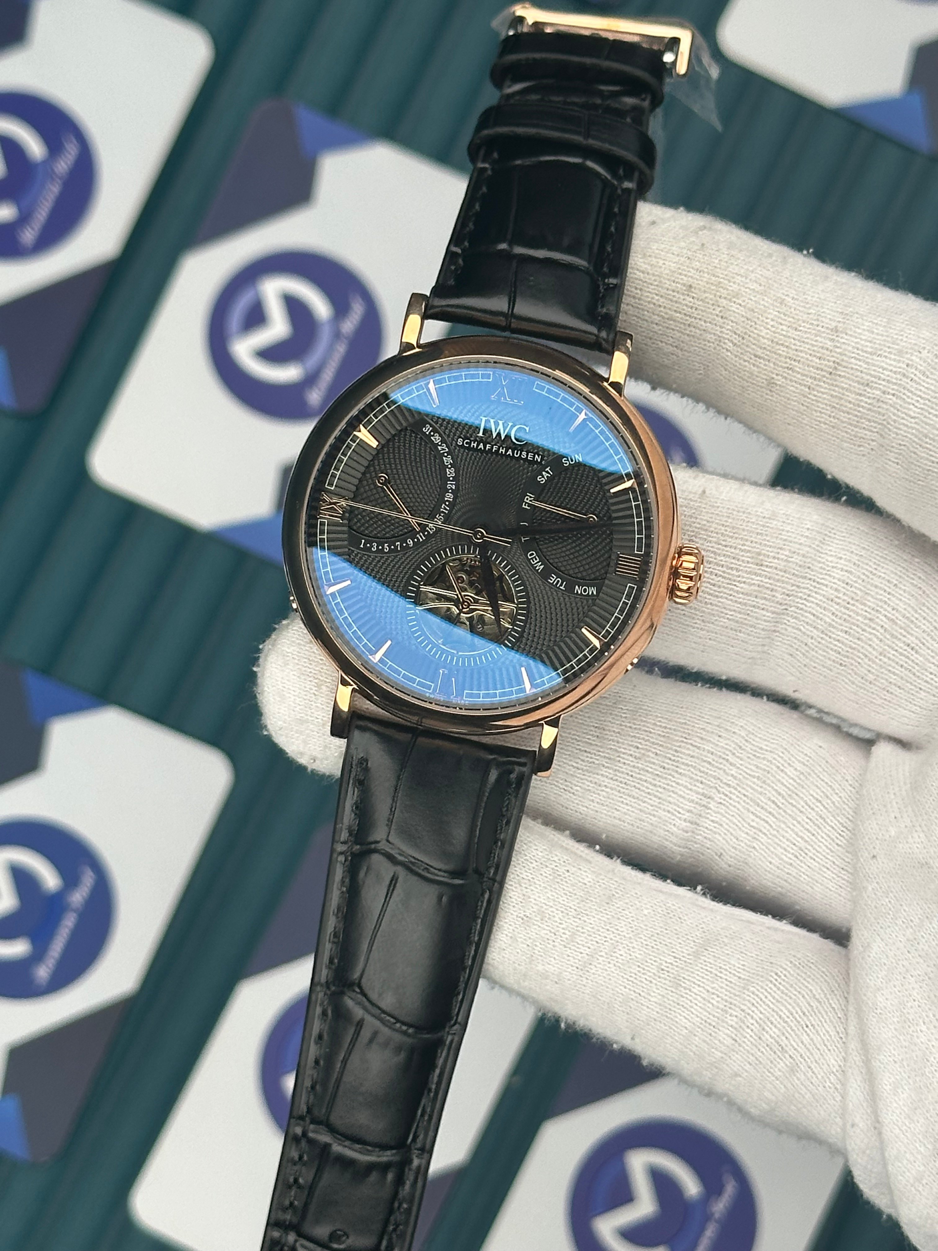 IWC Chronograph Tourbillon Leather Cord