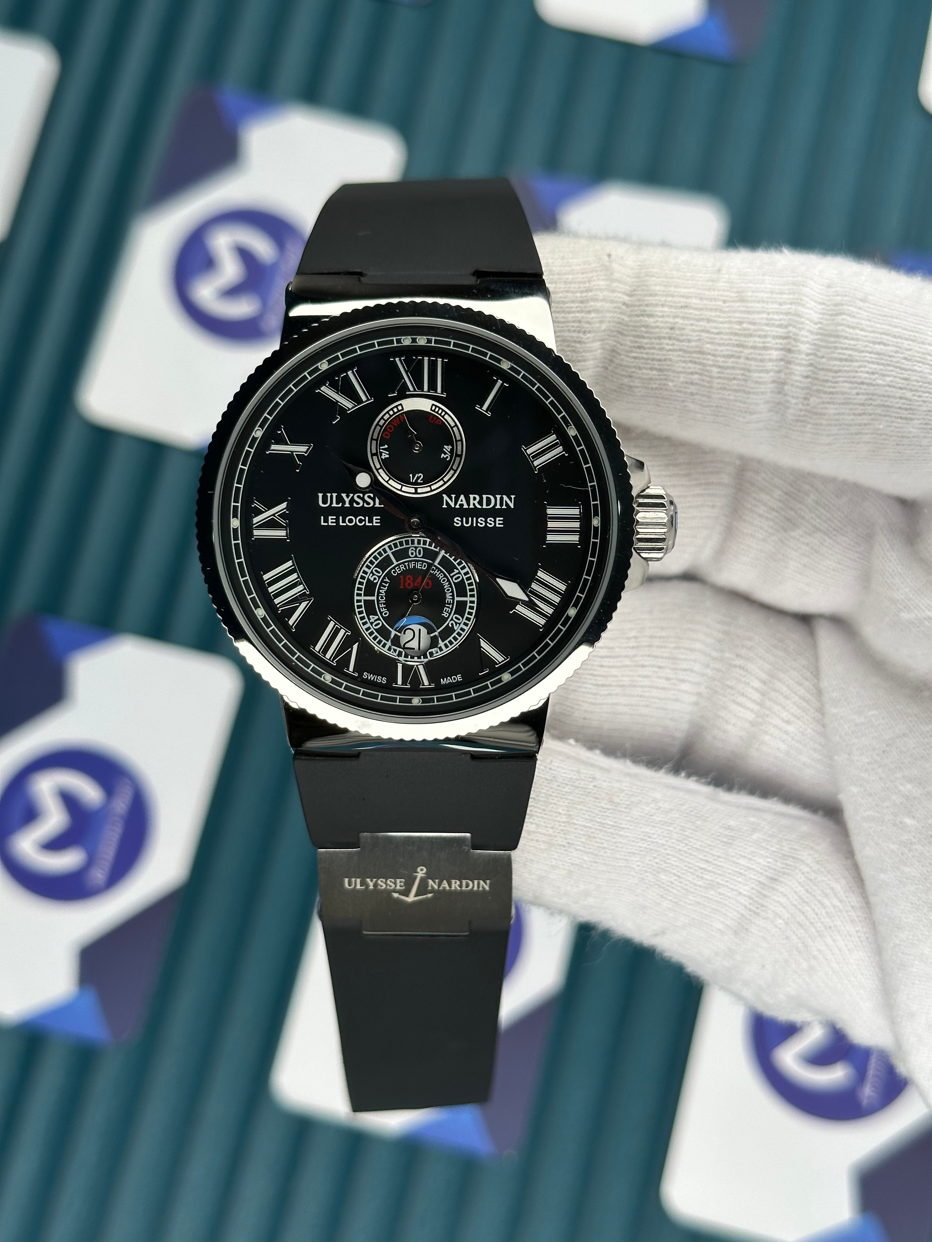 Ulysse Nardin Maxi Marine Chronometer Black