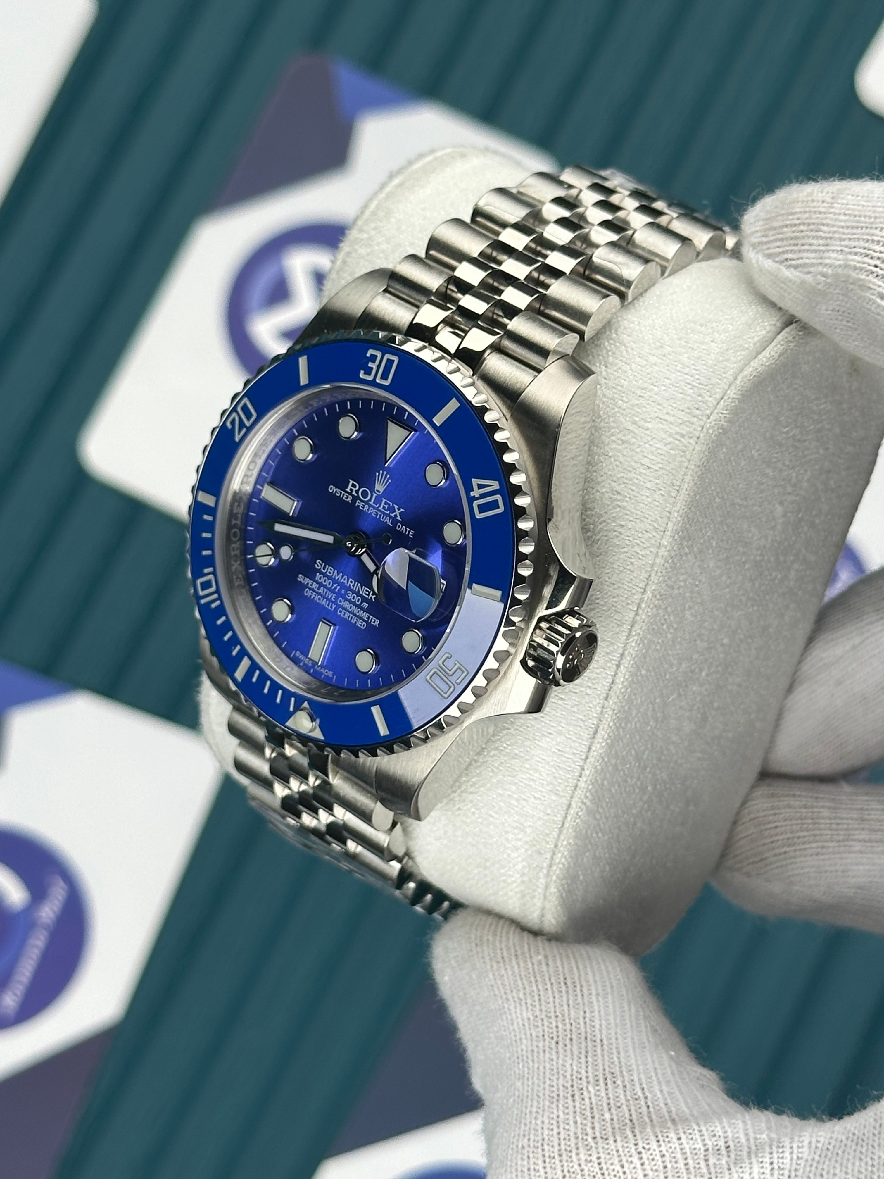ROLEX SUBMARINER SMURF JUBILE