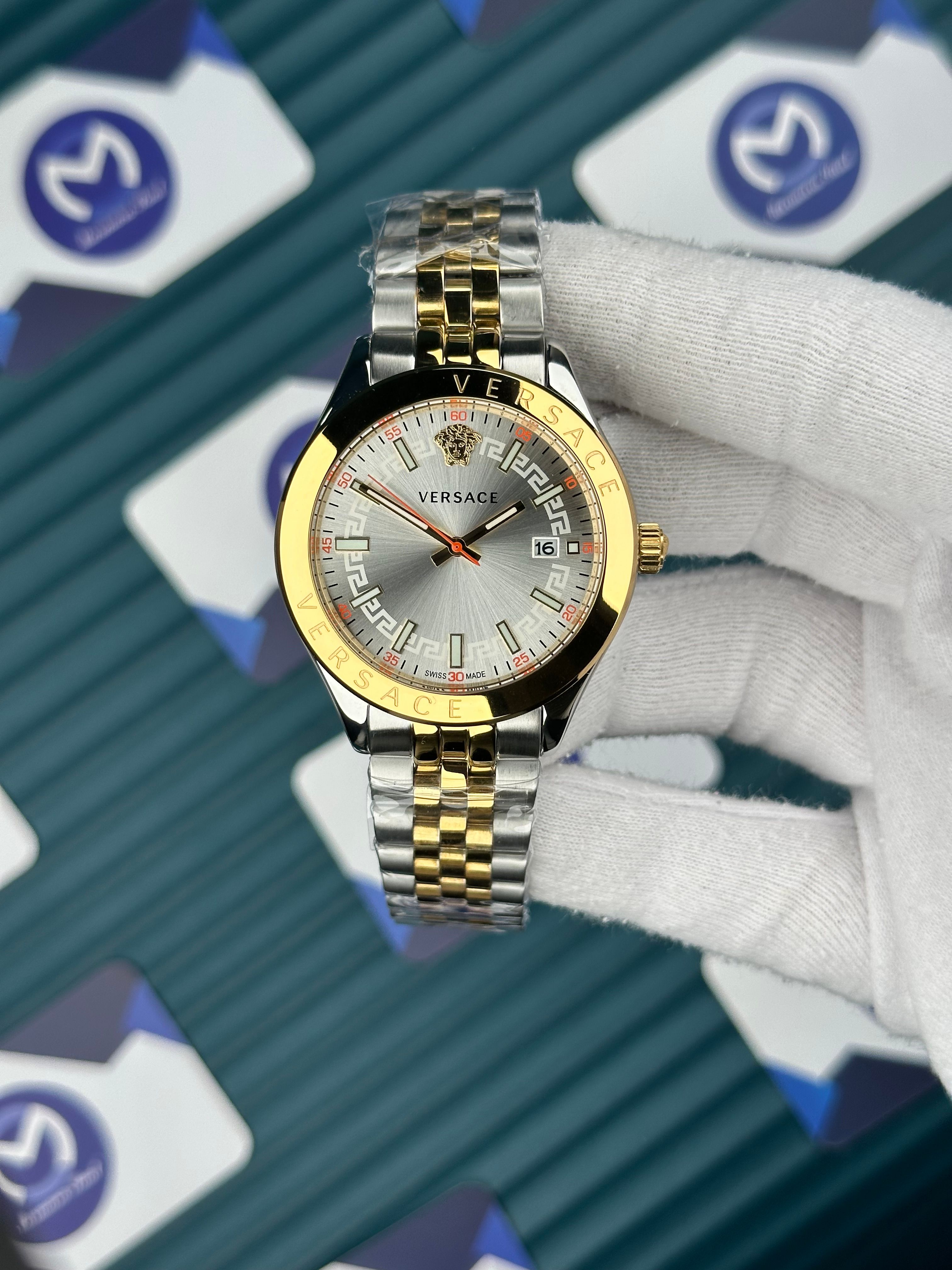 Versace Gold-Silver Jübile Beyaz Kadran