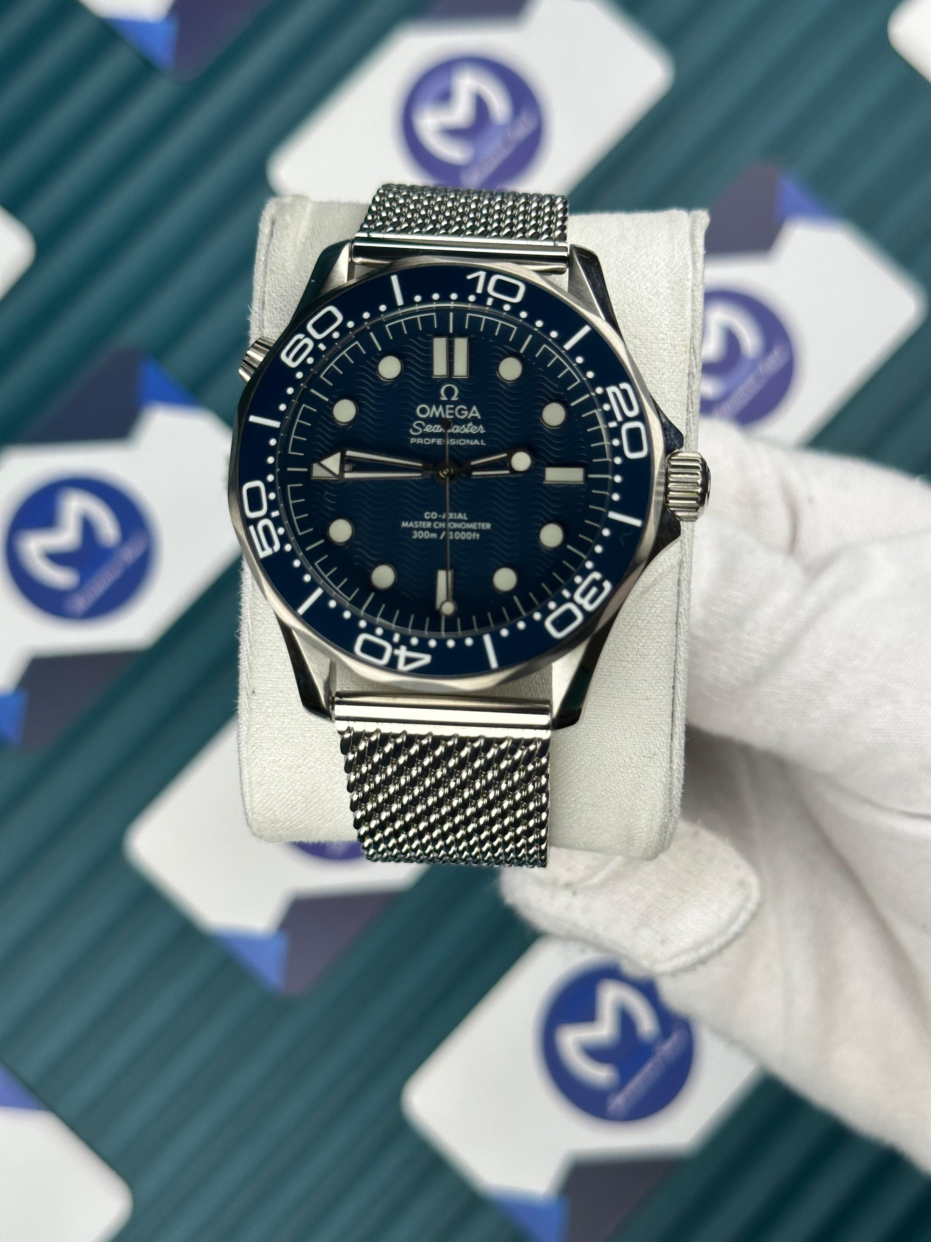 Omega Seamaster Diver 300m James Bond 60th Anniversary Mavi 