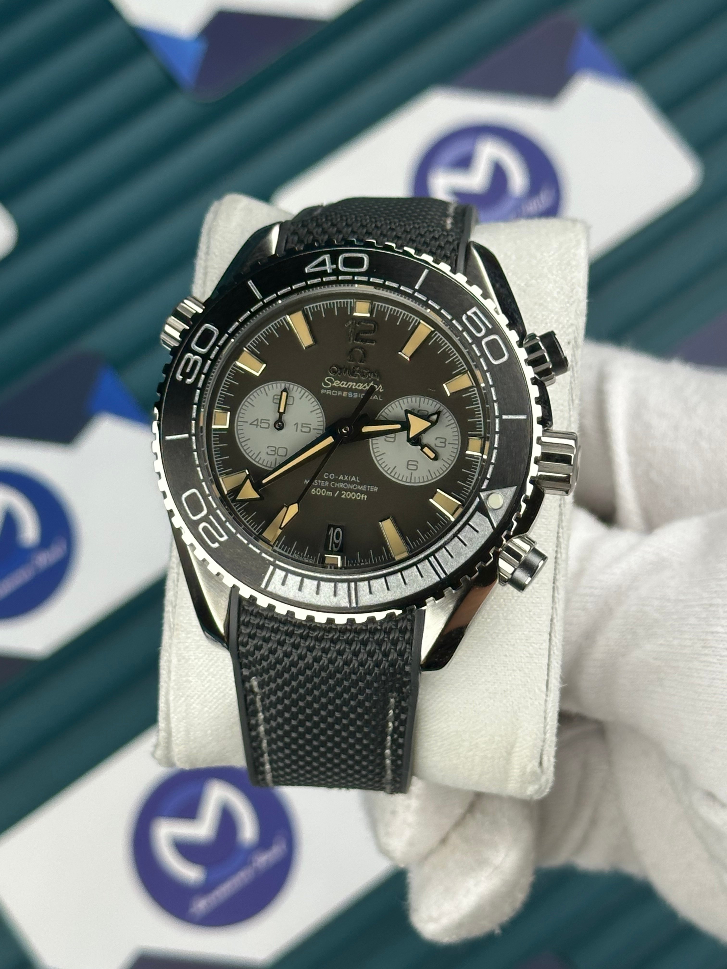Omega Seamaster Planet Ocean PVD Çift Fonksiyon Gri 