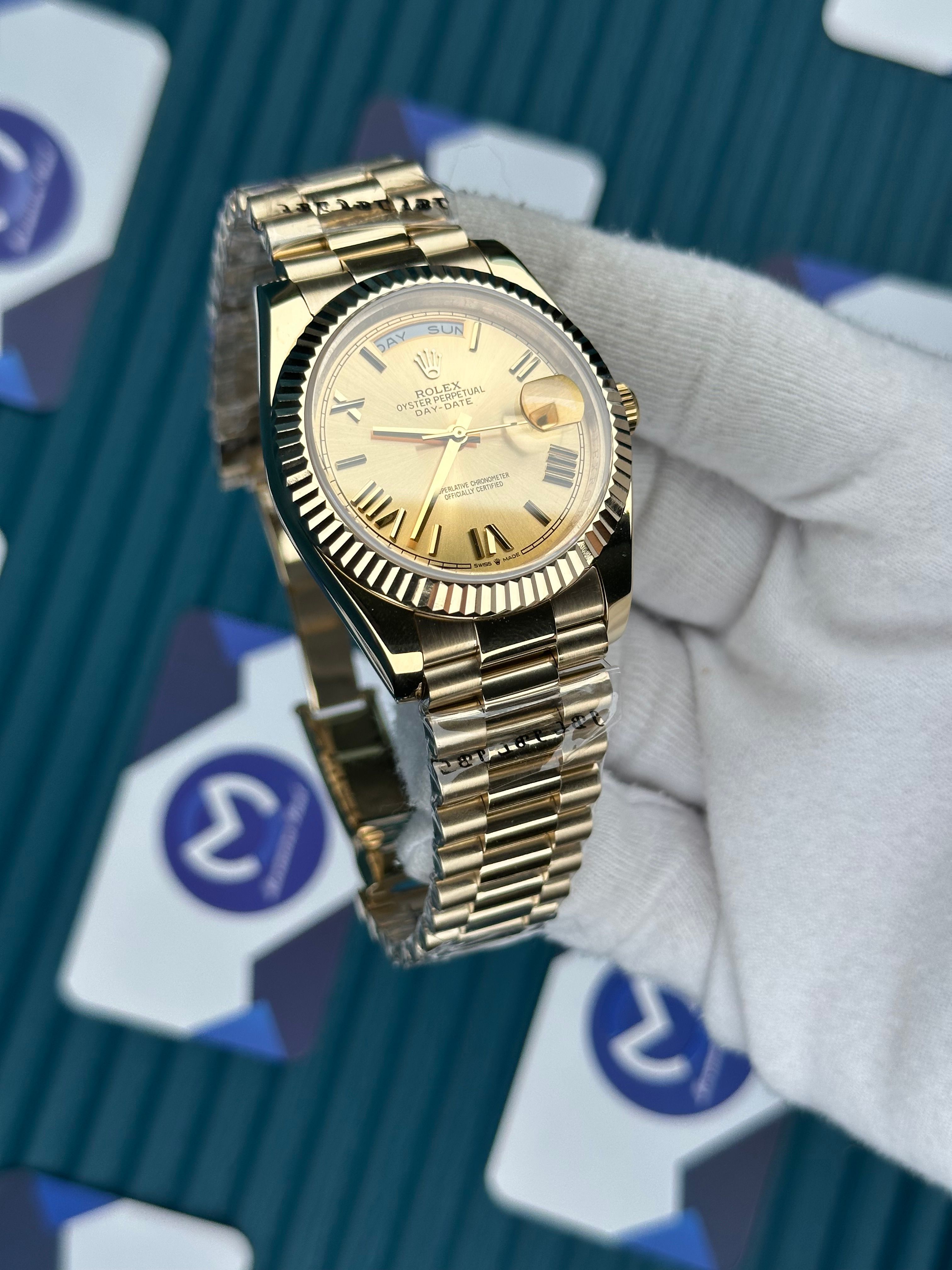 ROLEX DAY-DATE GOLD DIAL GOLD INDEX GOLD PRESIDENT