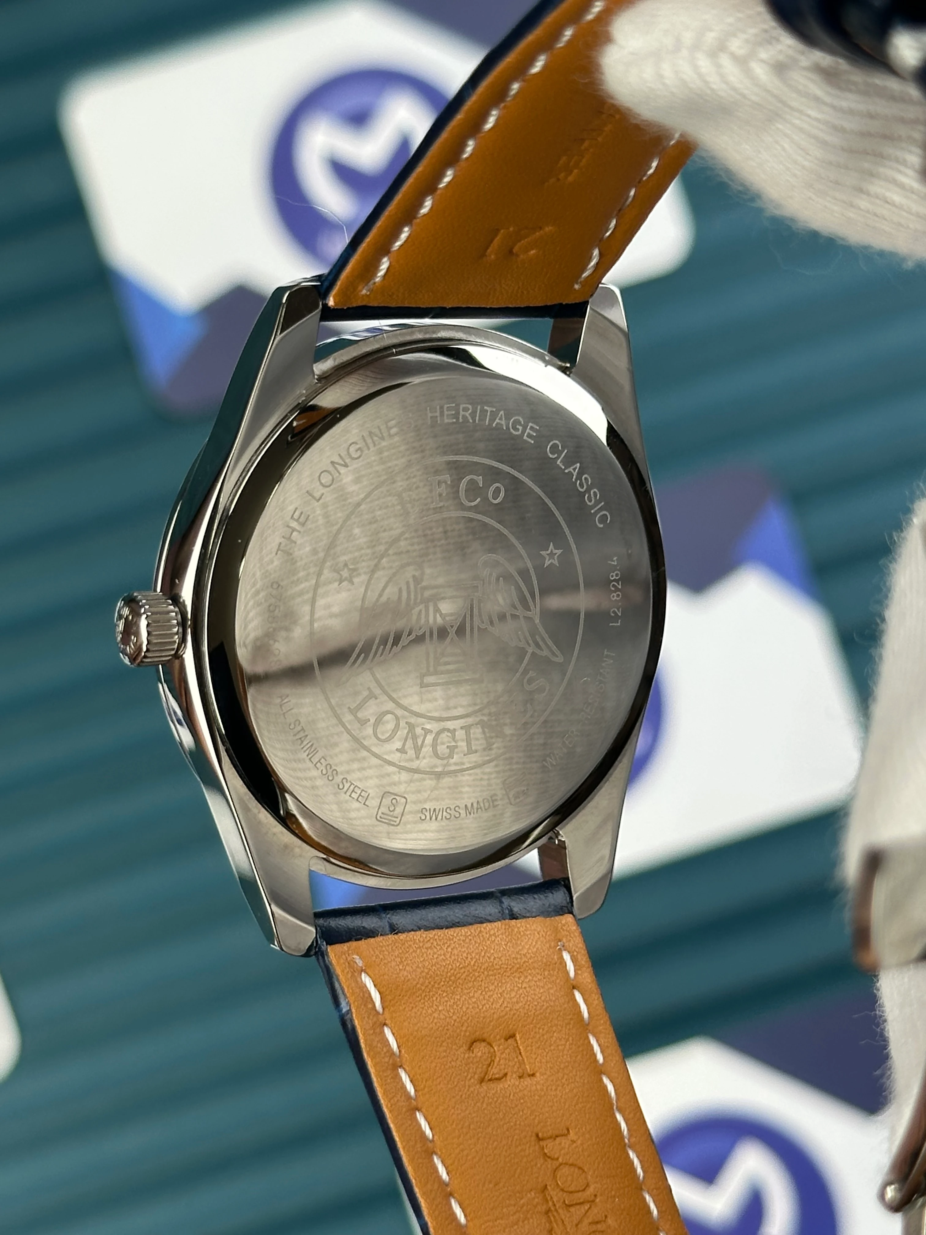 LONGINES FLAGSHIP HERITAGE MOONPHASE CHERRY 