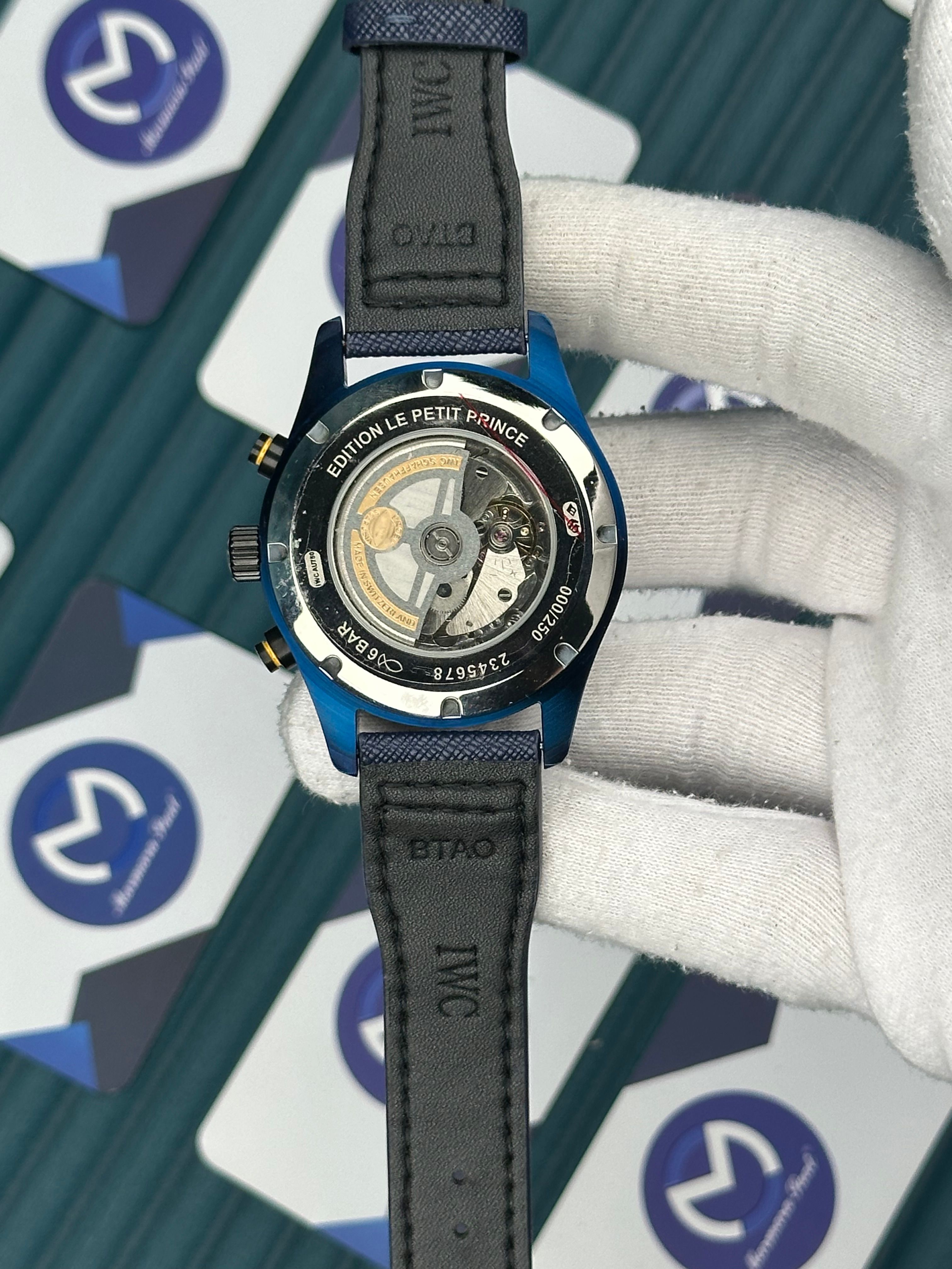 IWC EDITION LE PETTIT PRINCE BLUE CASE CHRONOGRAPH AUTOMATIC