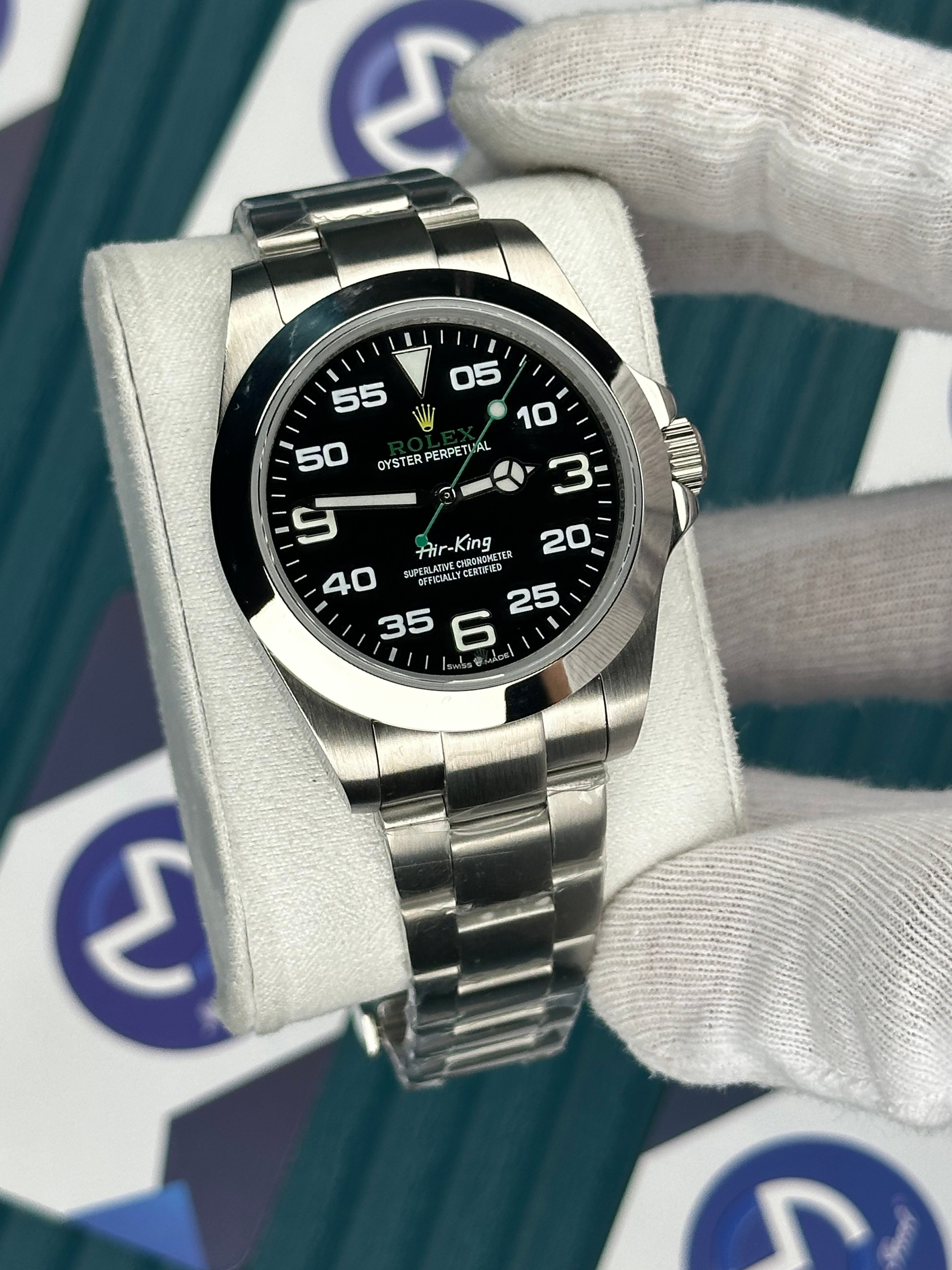 ROLEX AIR-KING BLACK DIAL