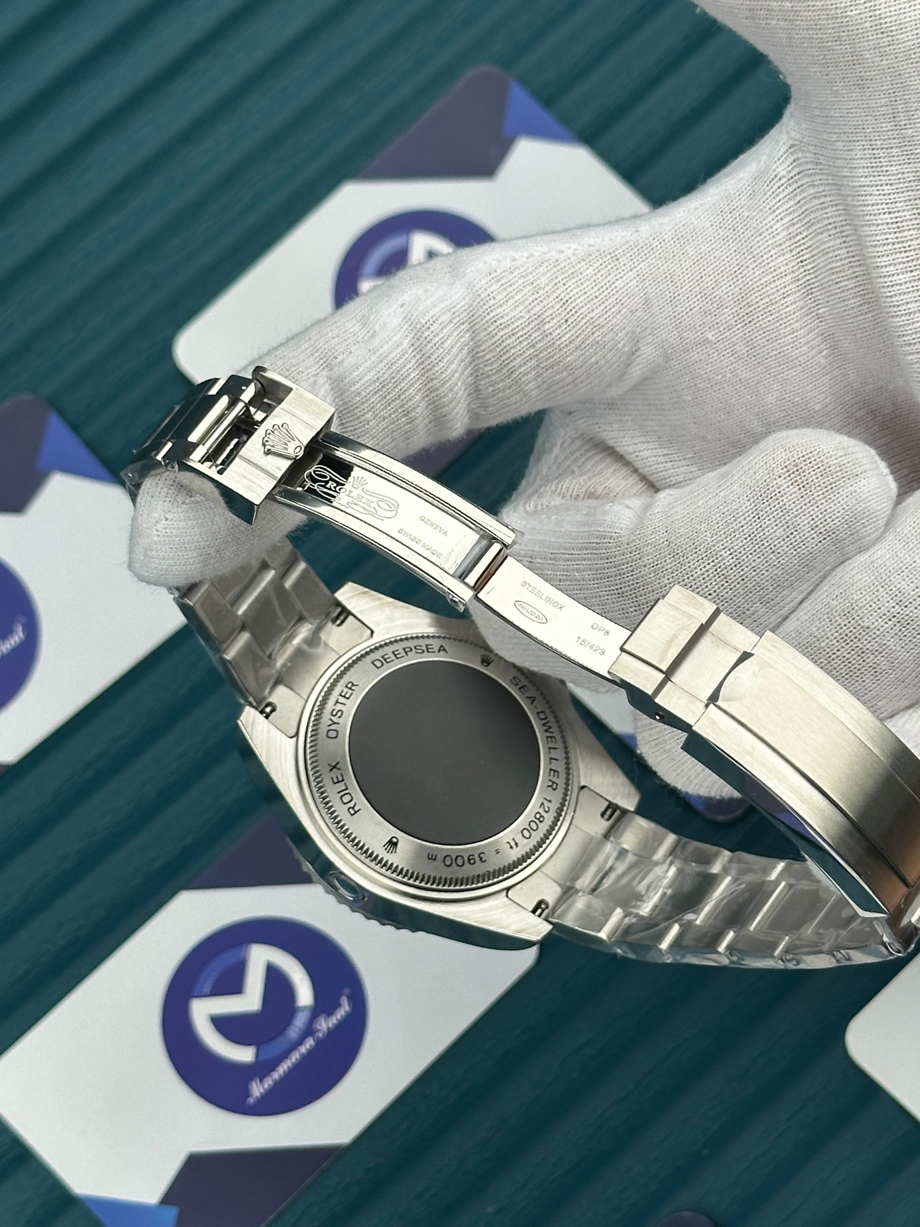 ROLEX DEEP SEA BLACK DIAL SILVER OYSTER