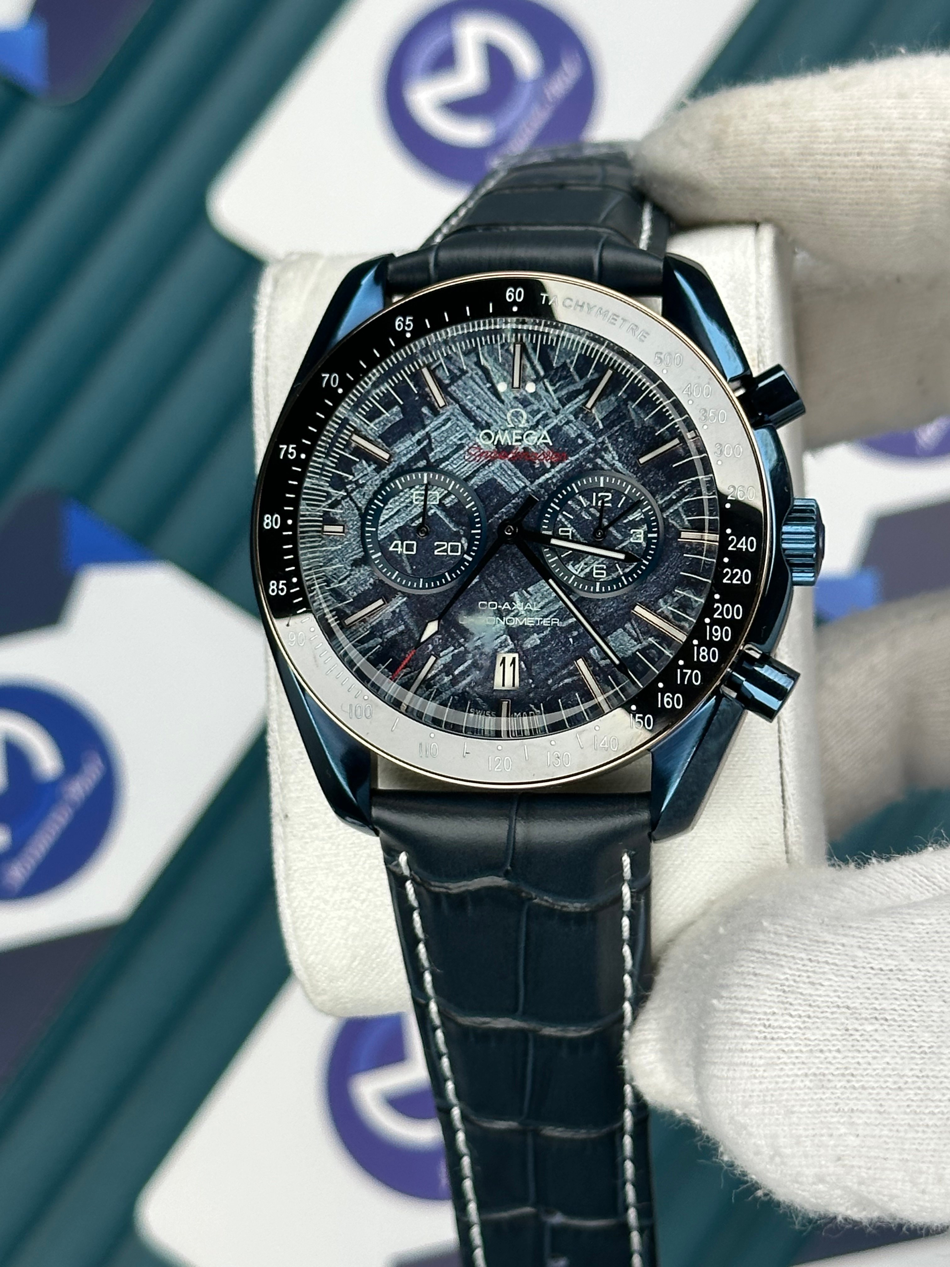 Omega Seamaster Dark Side Of The Moon Mavi Desenli Kadran