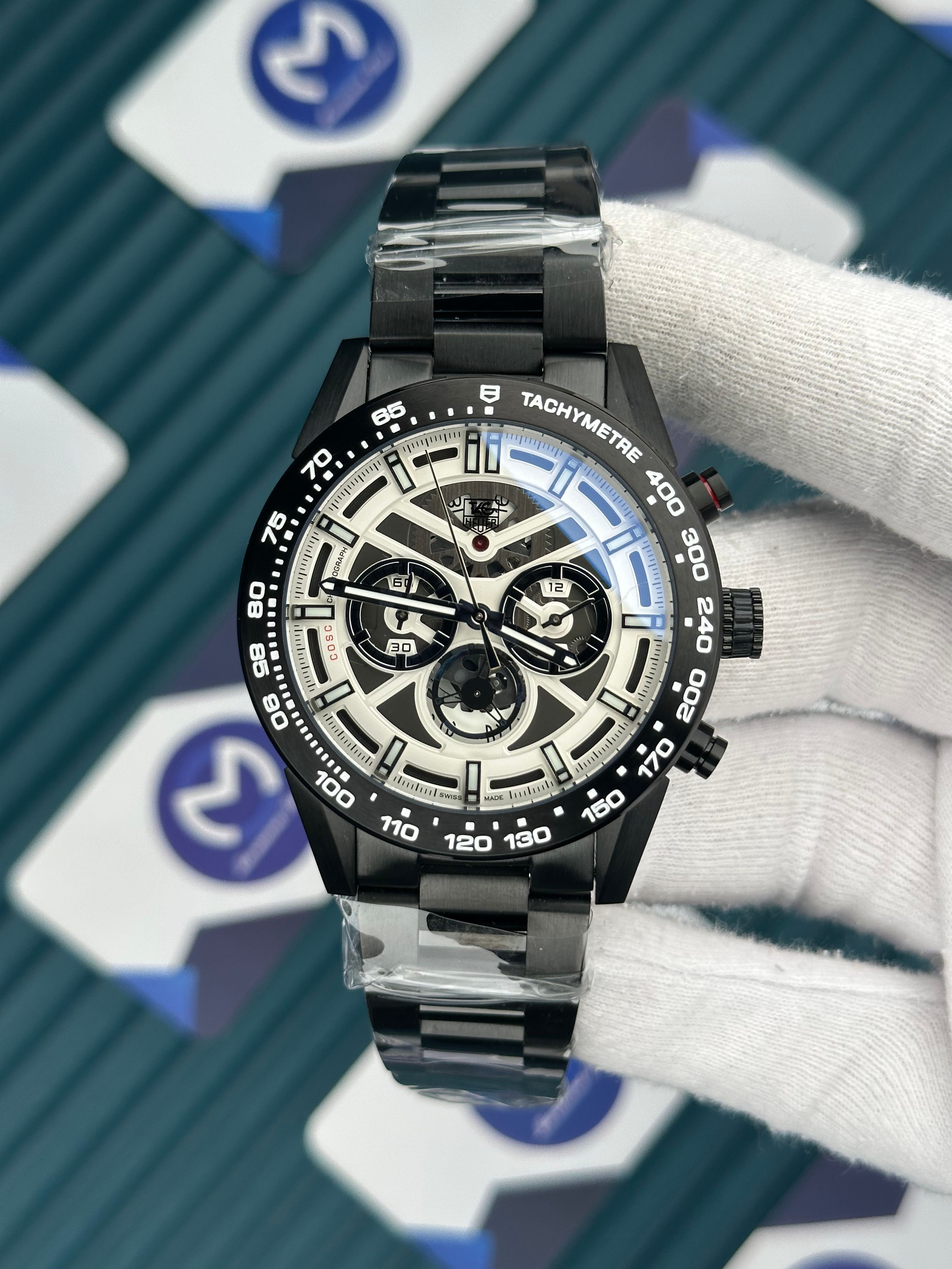 Tagheuer Carrera Calibre Heuer 1 Otomatik İskelet Karbon