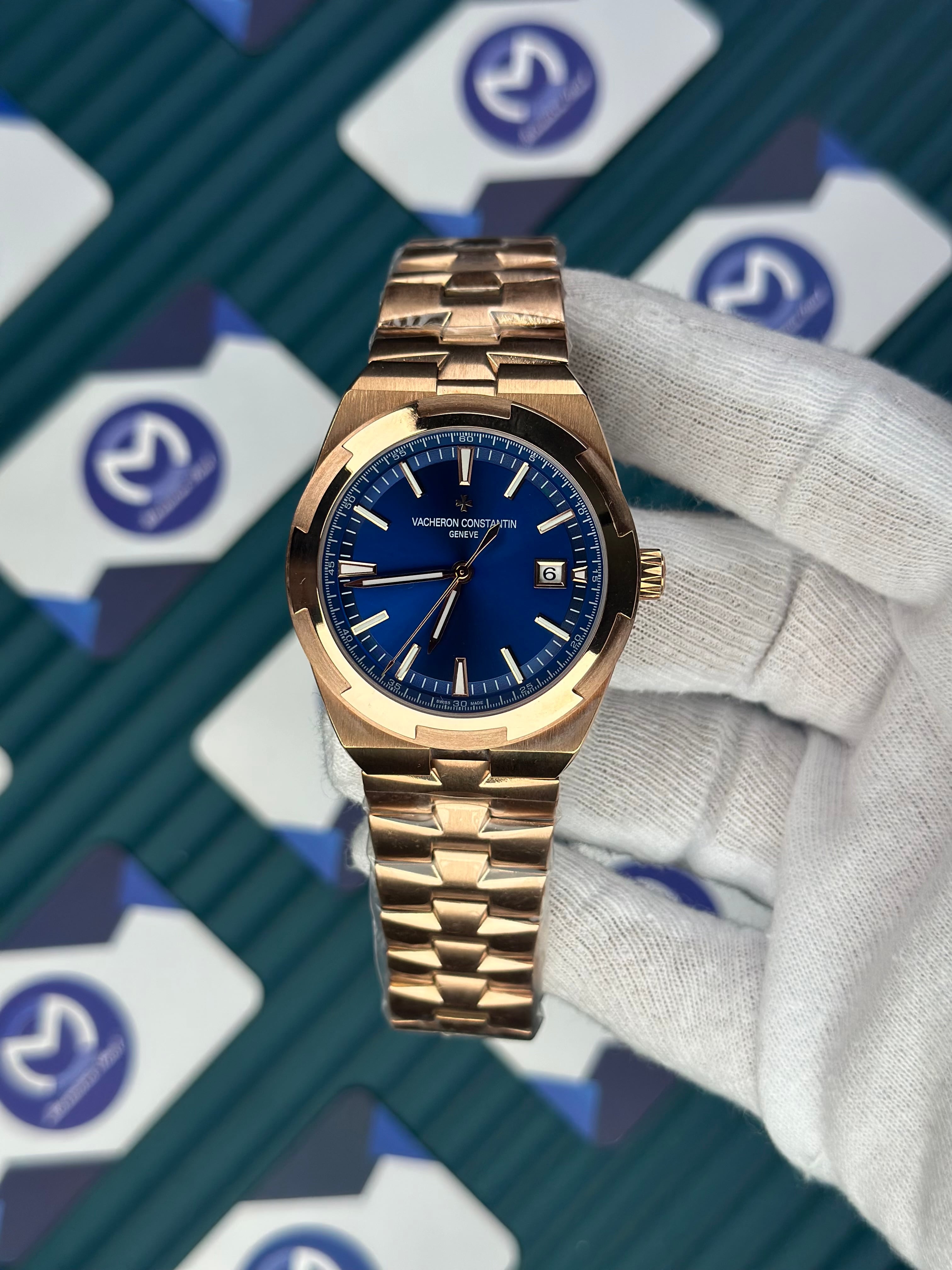 VACHERON CONSTANTIN BLUE OVERSEAS ROSE