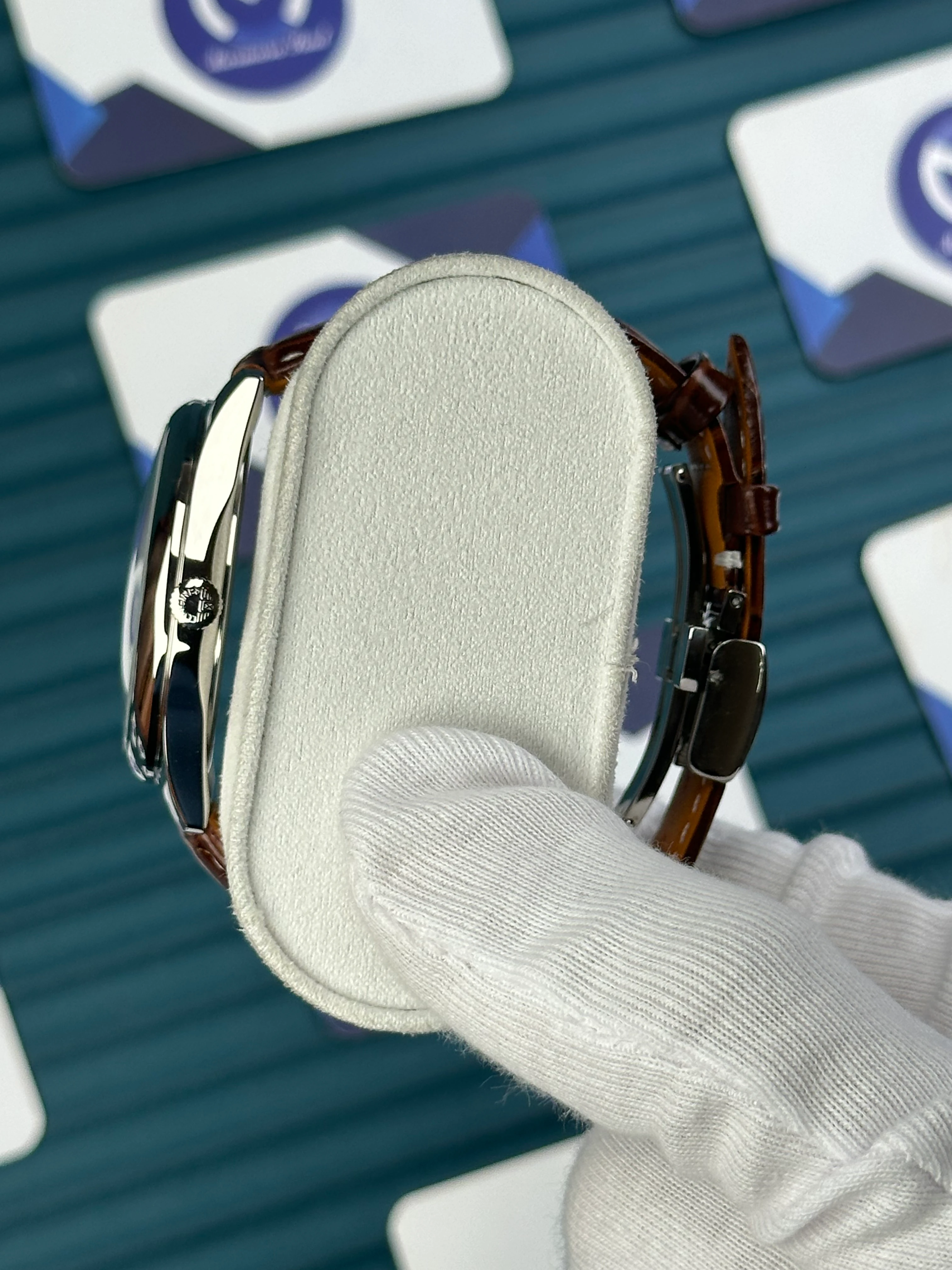 LONGINES FLAGSHIP HERITAGE MOONPHASE WHITE 