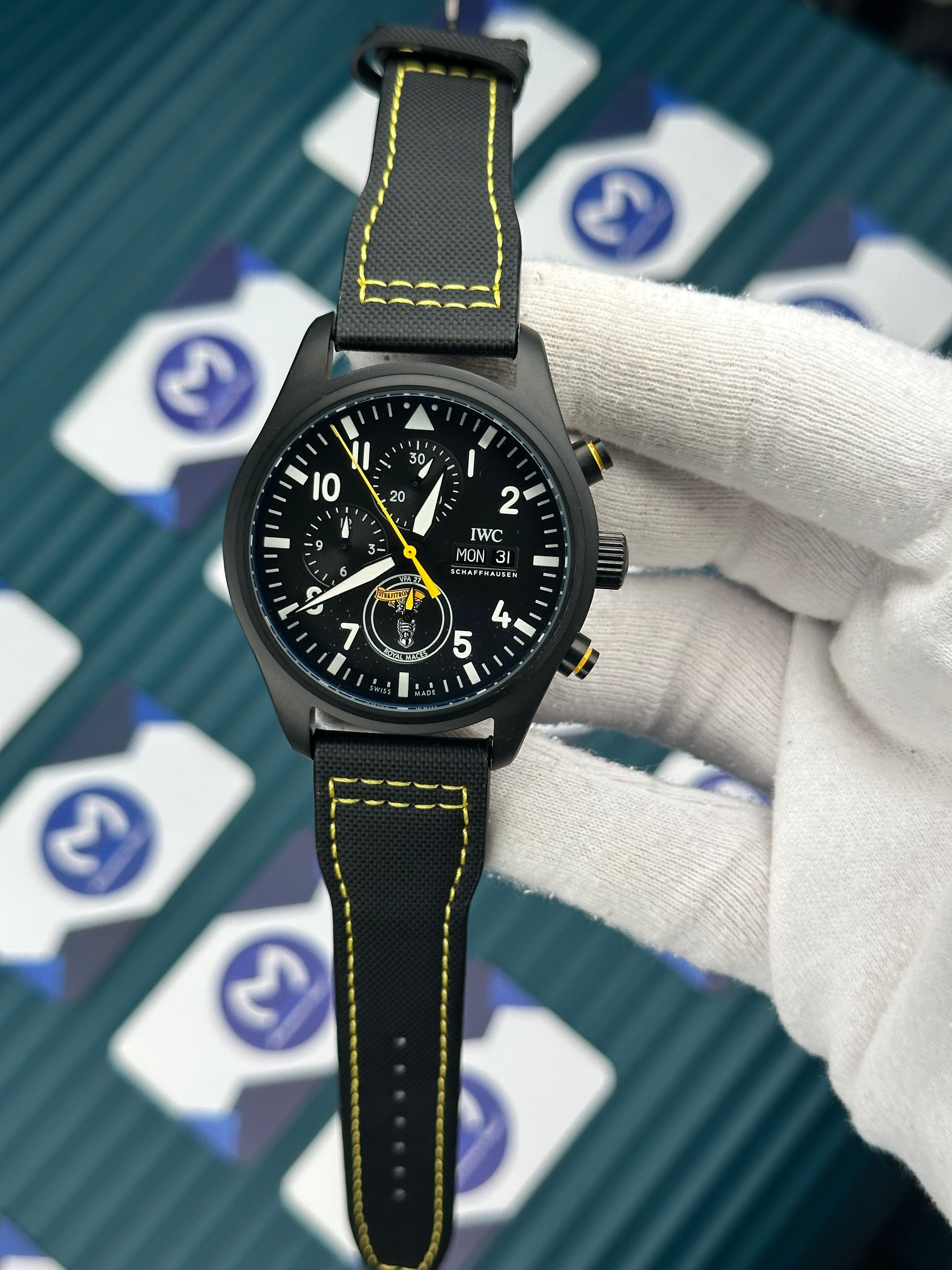 IWC Carbon Case Yellow Line Chronometer Automatic