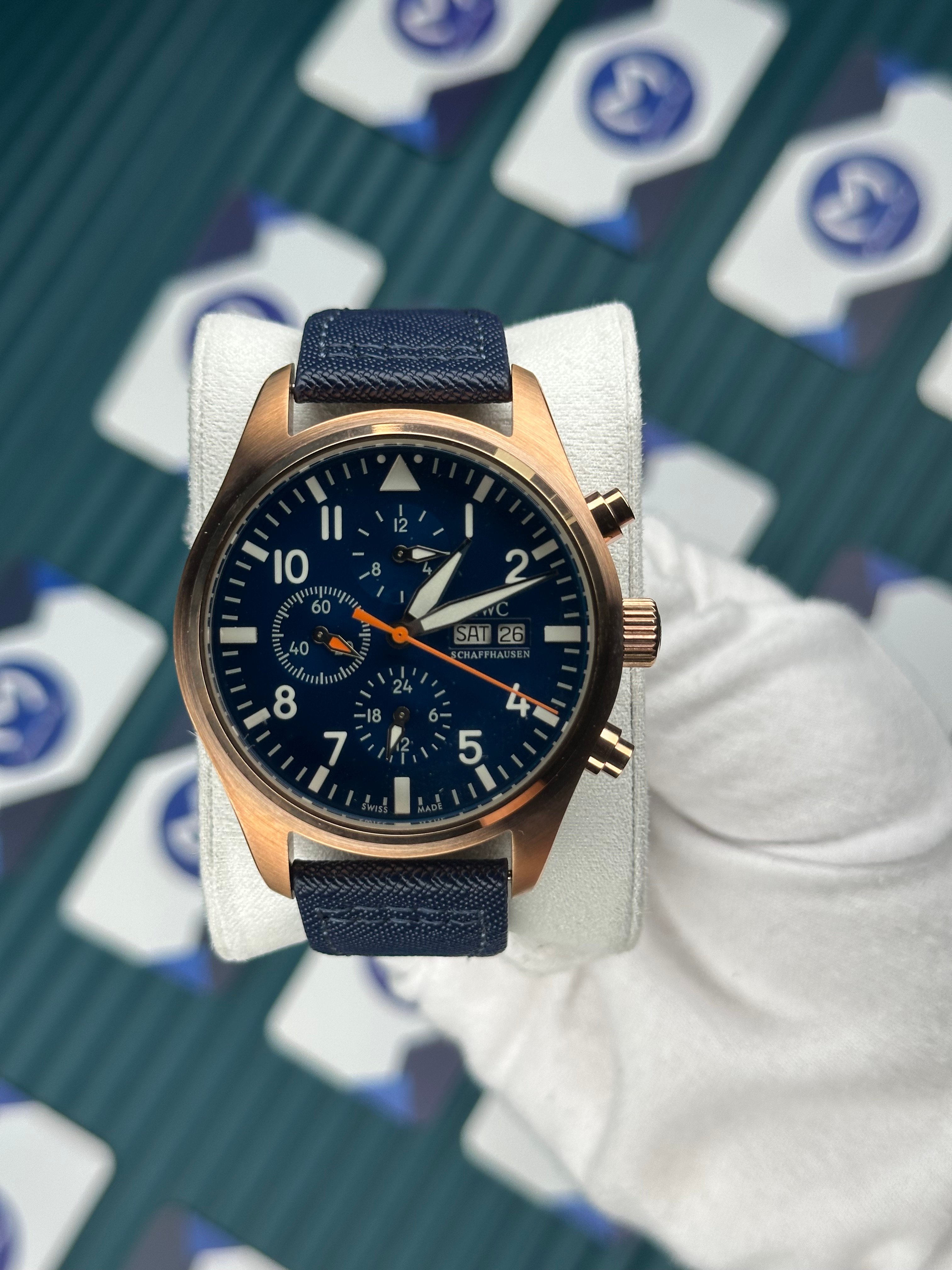 IWC Big Pilot Blue Chronograph Automatic