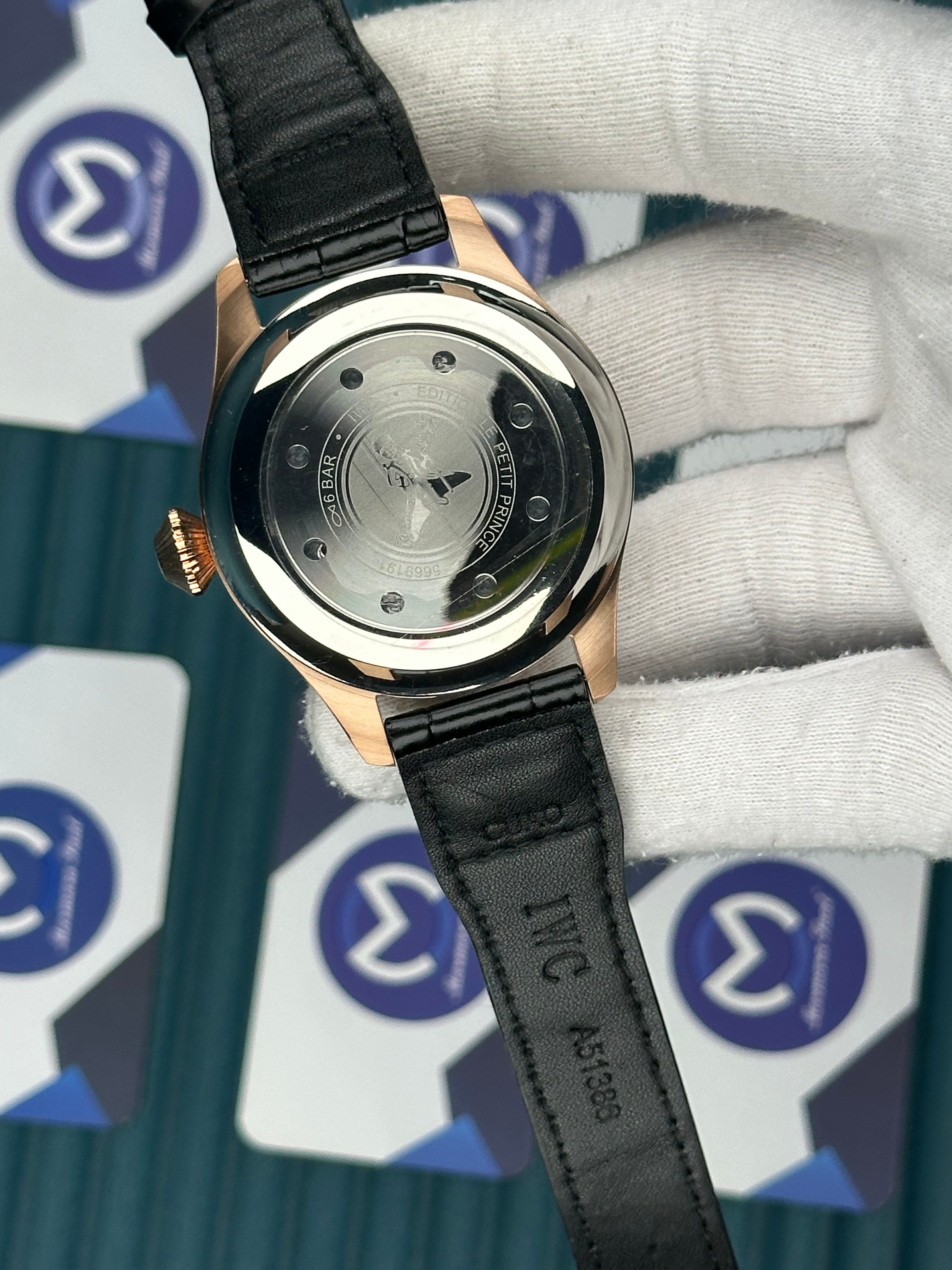 IWC Automatic Chronometer Rose Case White Dial