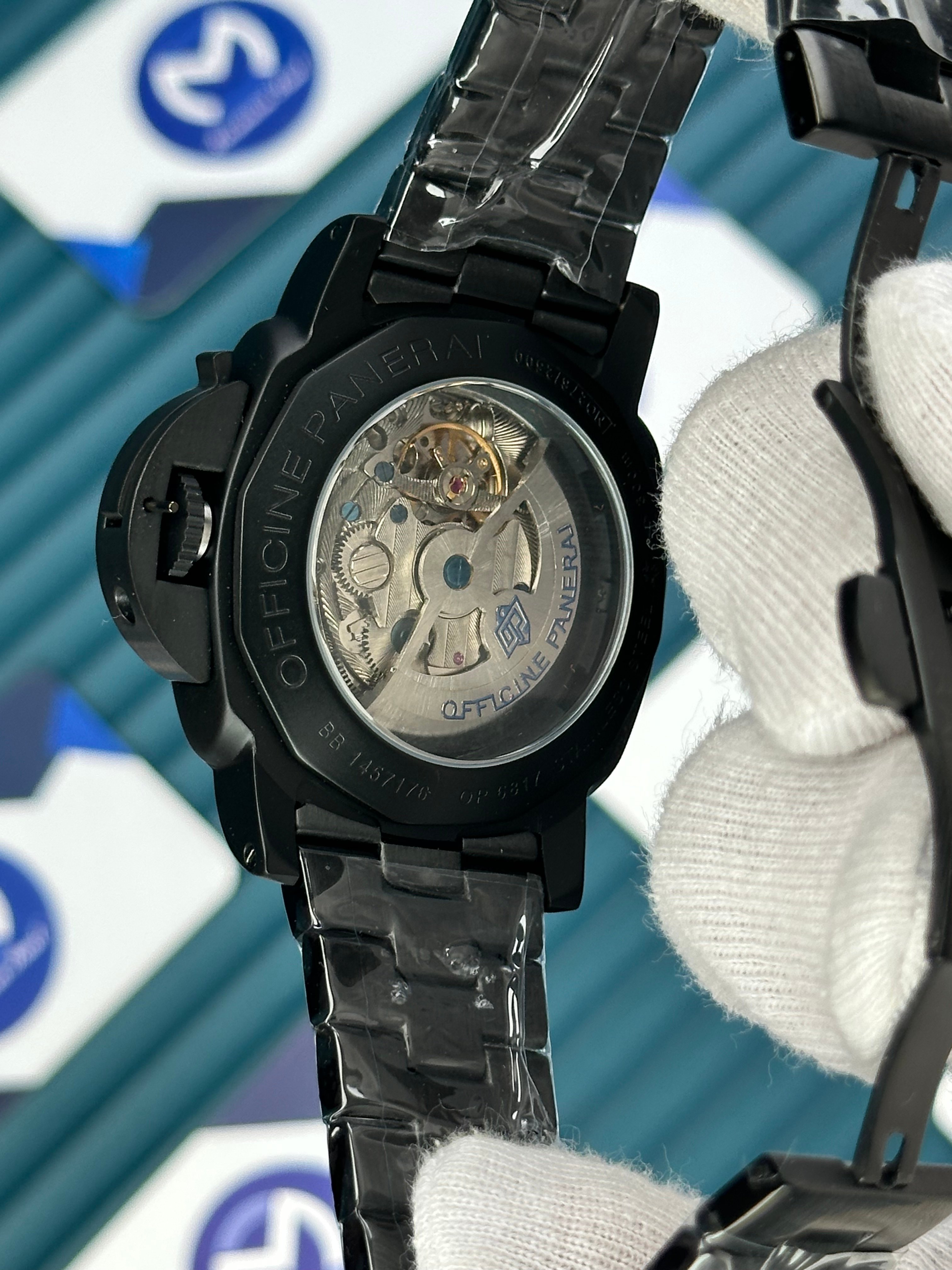 LUMINOR PANERAI GMT BLACK CERAMIC