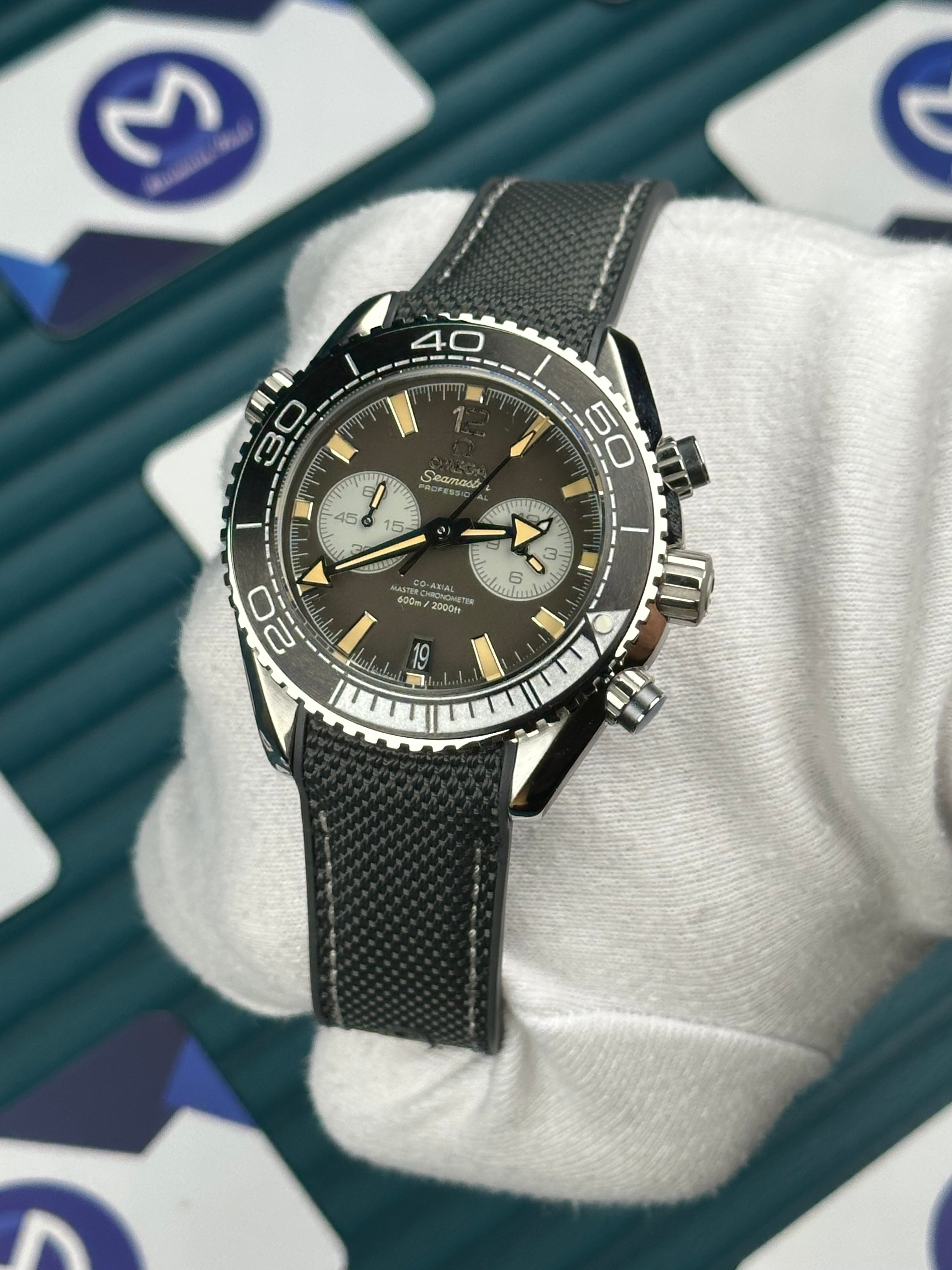 Omega Seamaster Planet Ocean PVD Çift Fonksiyon Gri 