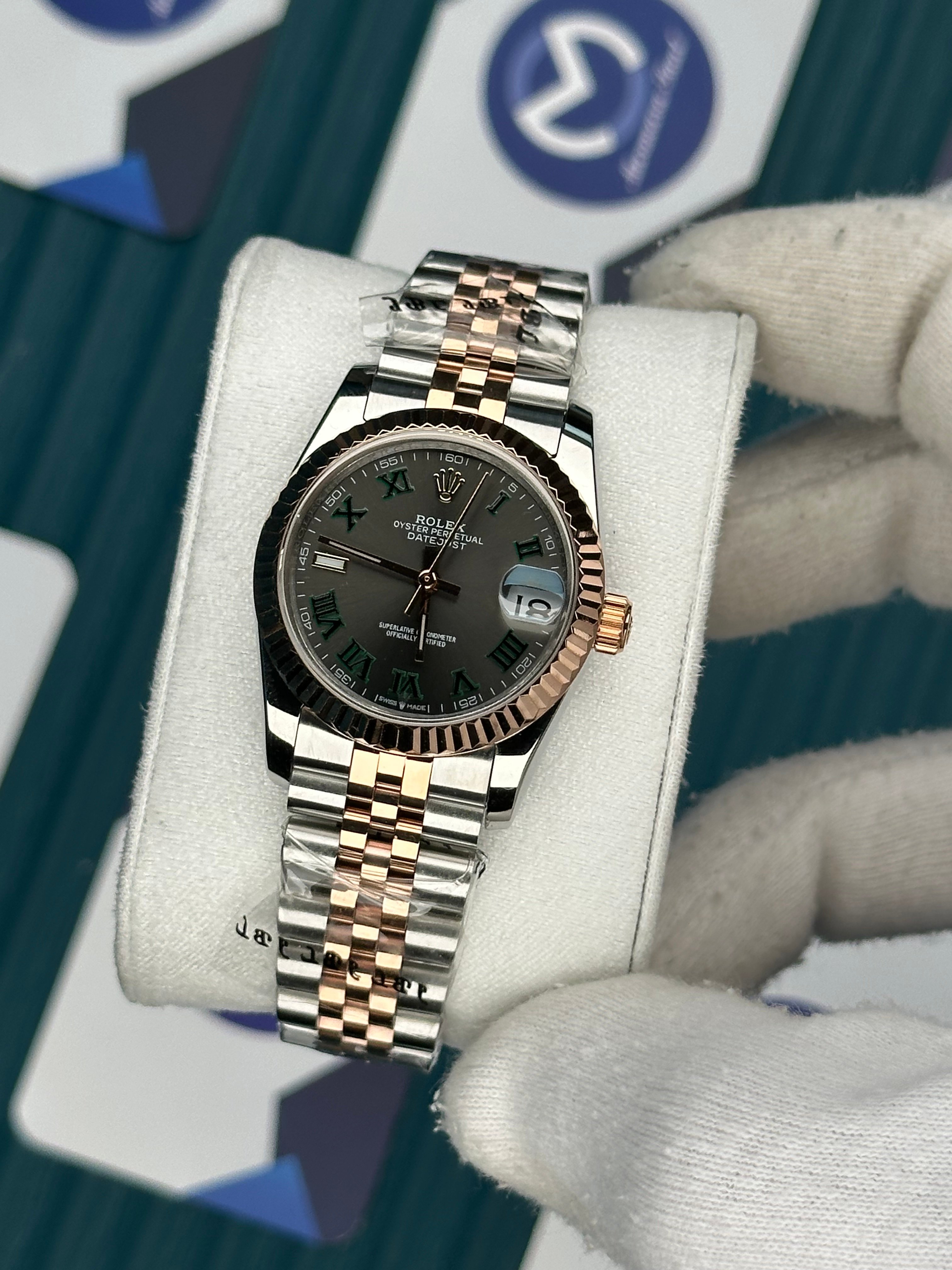ROLEX 31 ARDUVAZ ROSE-SILVER JUBILEE 