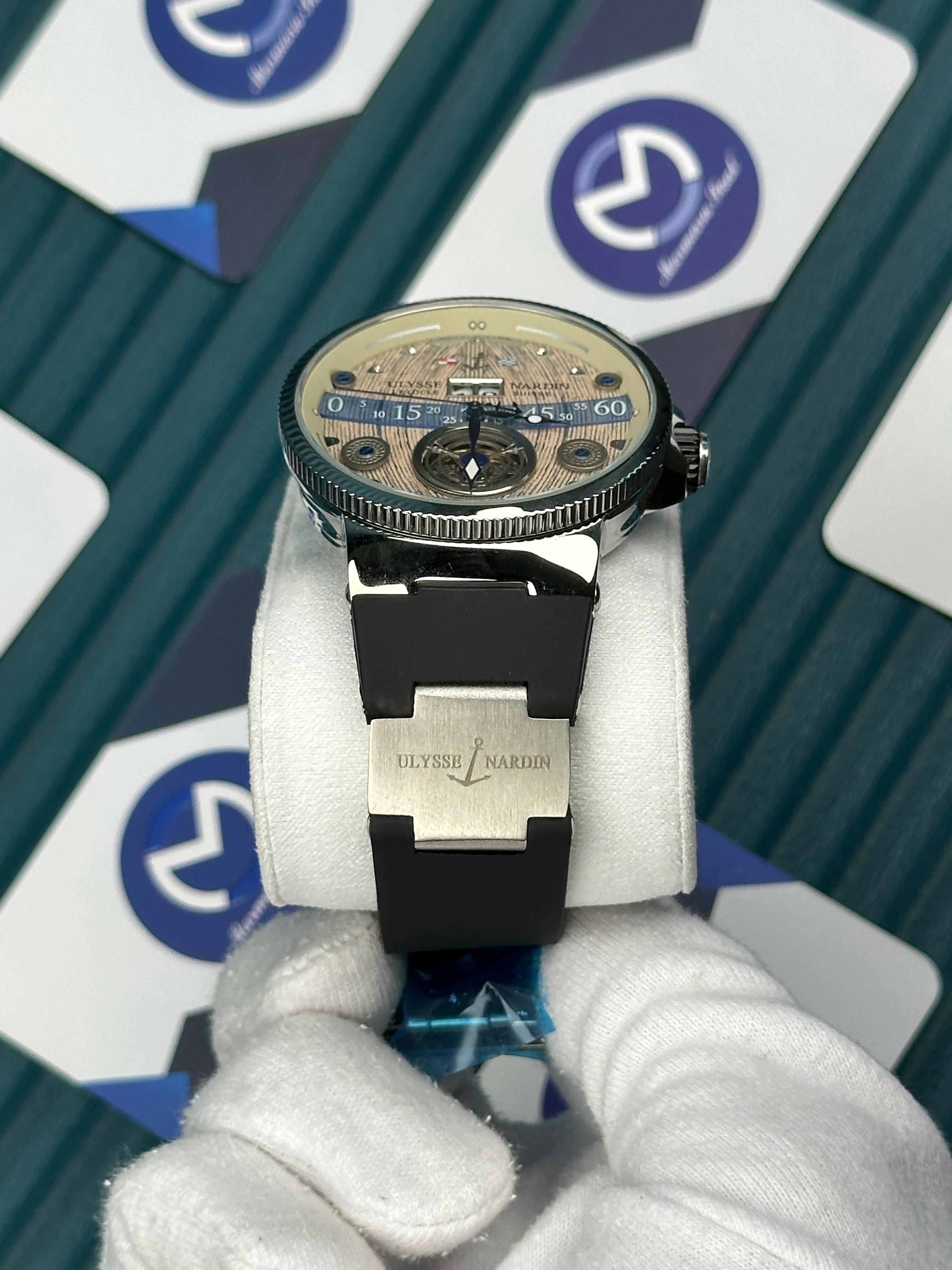 Ulysse Nardin Tourbillon Desert Dial Black Cord 