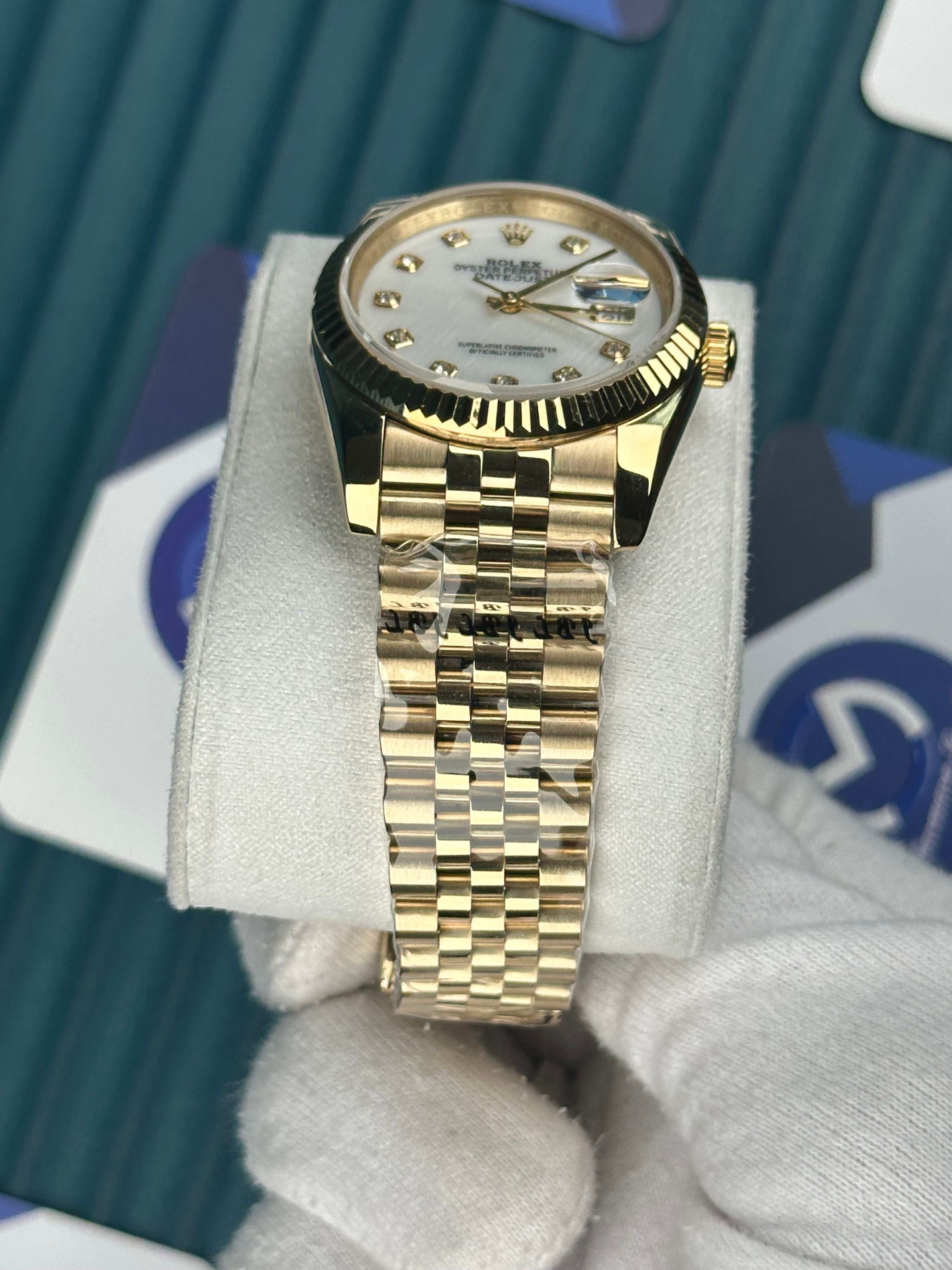 ROLEX 36 BEYAZ KADRAN GOLD JUBILEE