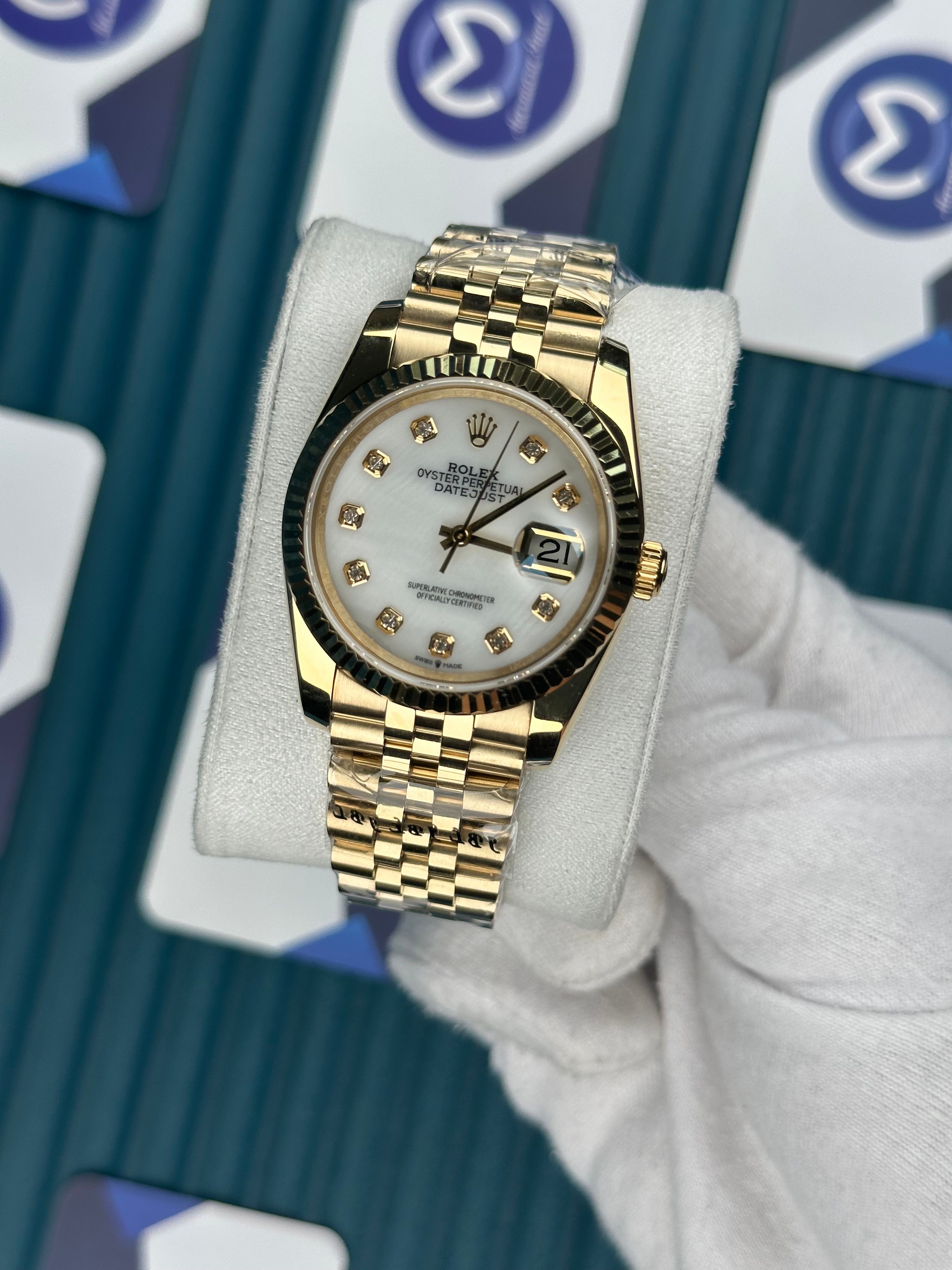 ROLEX 36 BEYAZ KADRAN GOLD JUBILEE