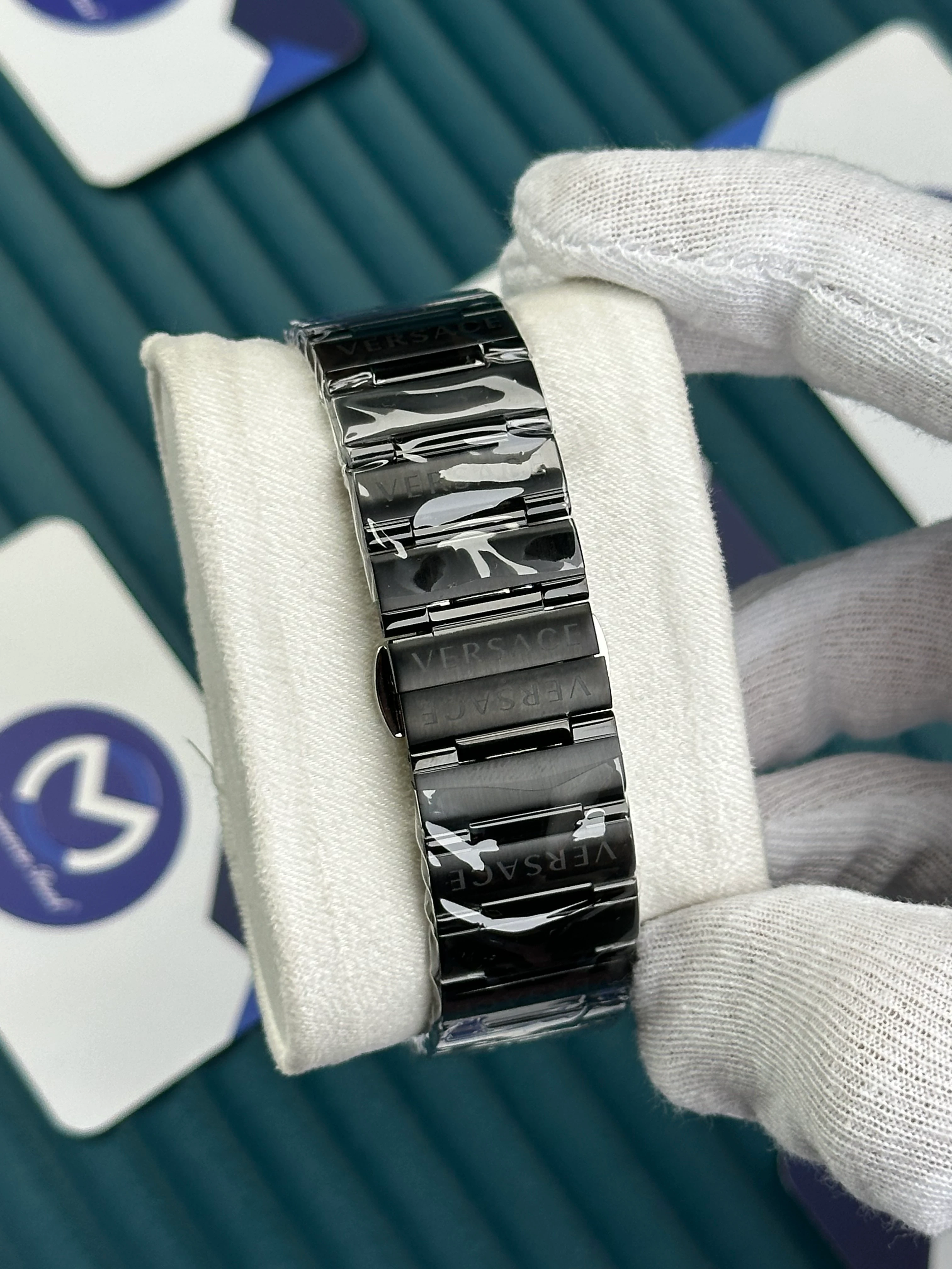 Versace Siyah Saniye Fonksiyonlu