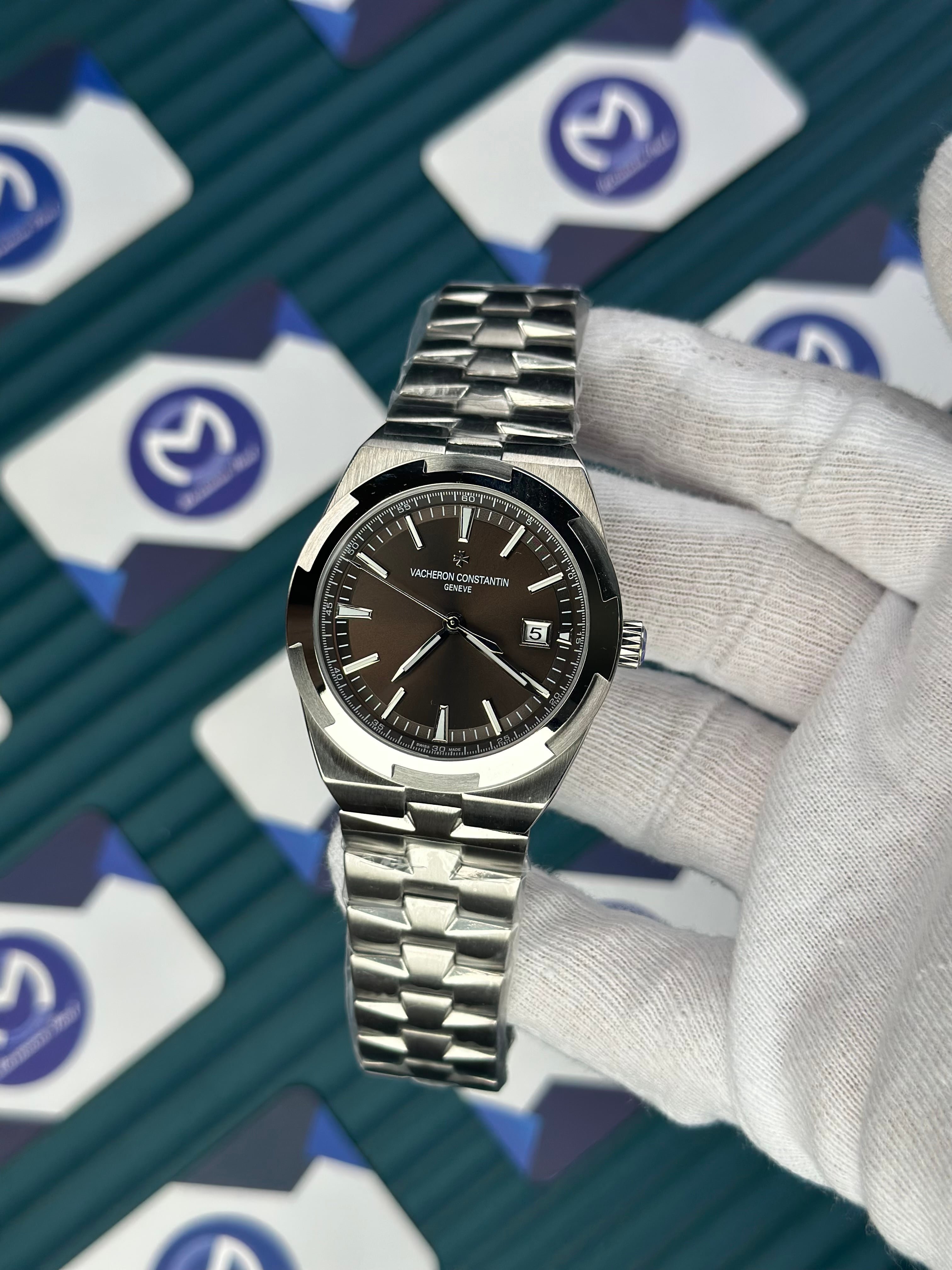 VACHERON CONSTANTIN BROWN OVERSEAS SILVER