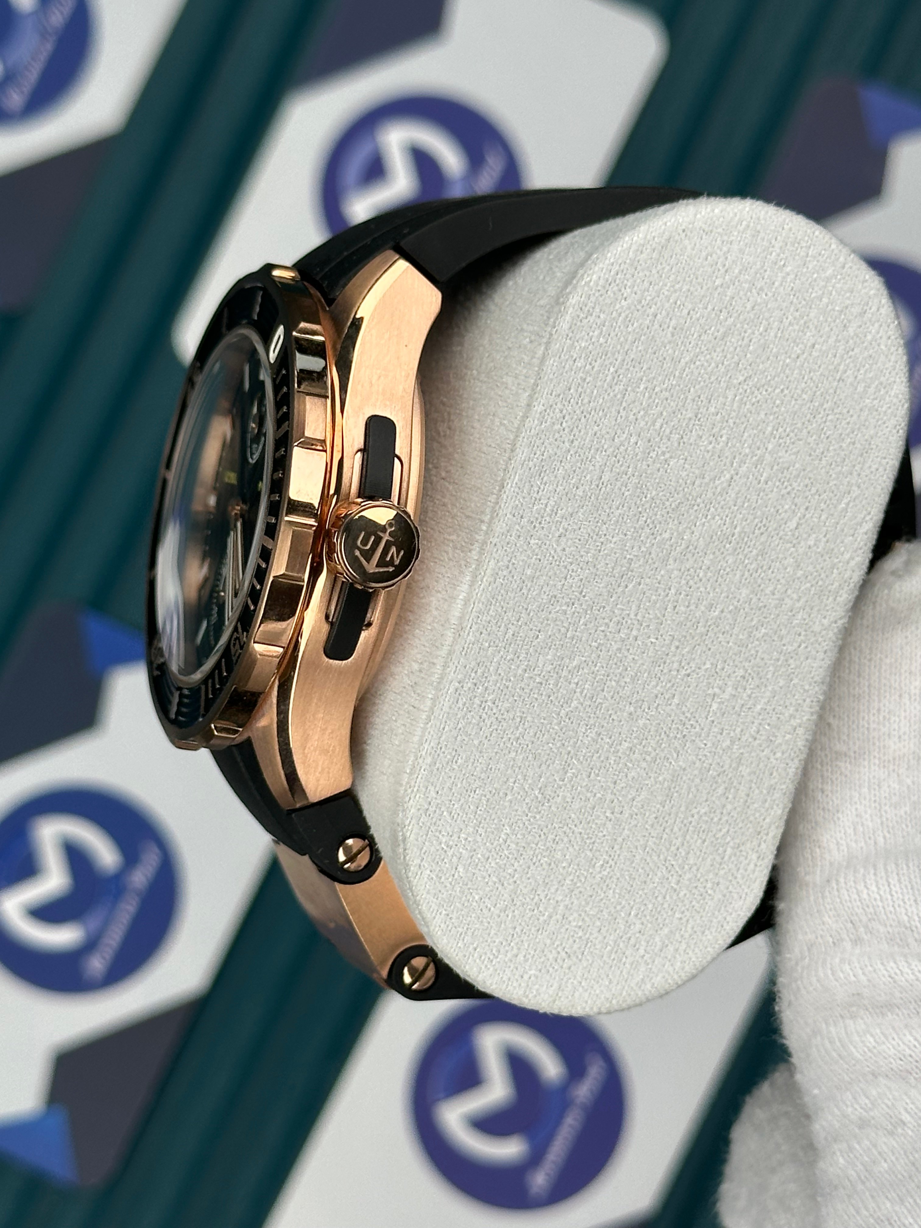Ulysse Nardin Marine Rose Case Black Cord Chronometer 