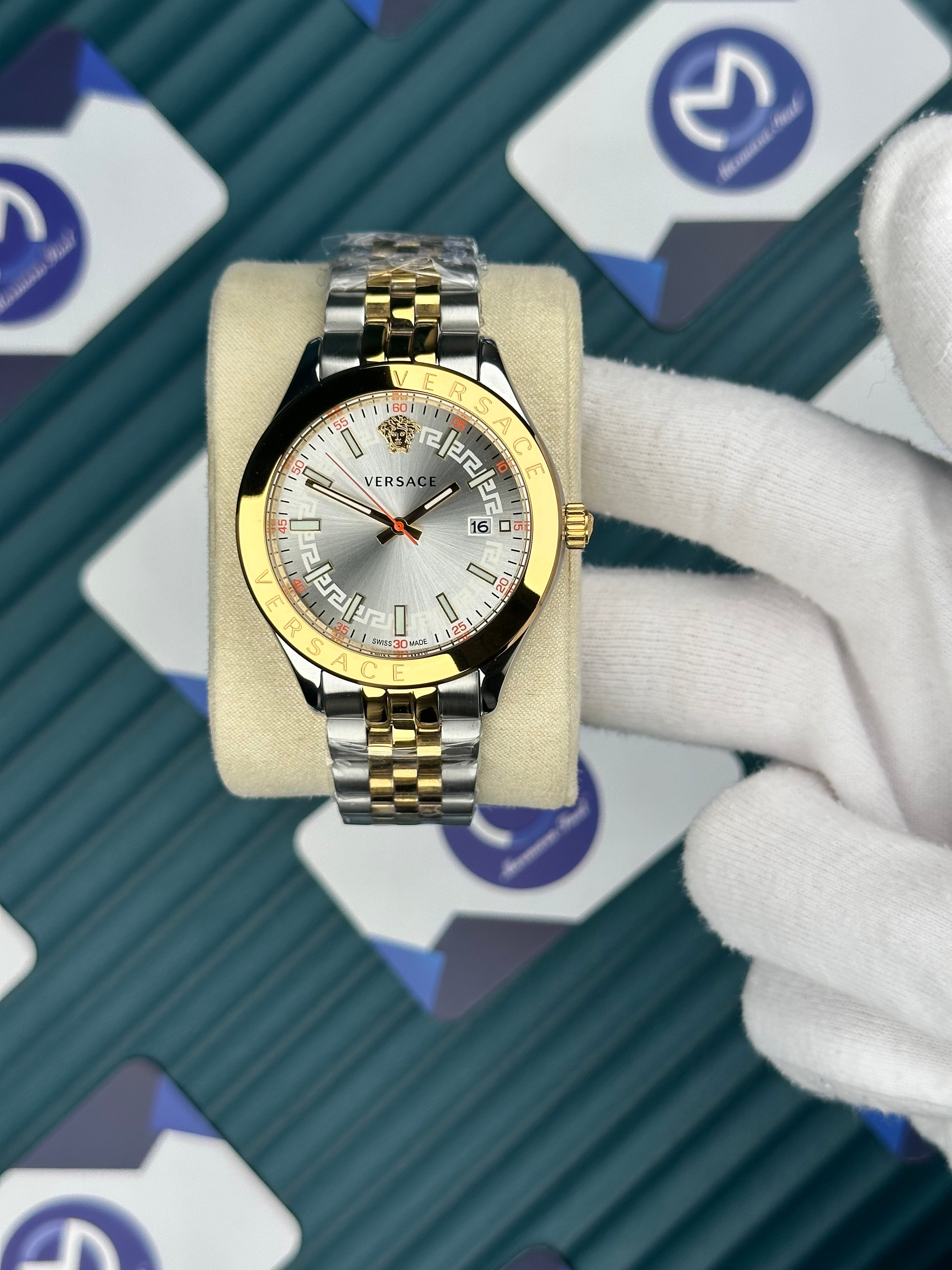 Versace Gold-Silver Jübile Beyaz Kadran