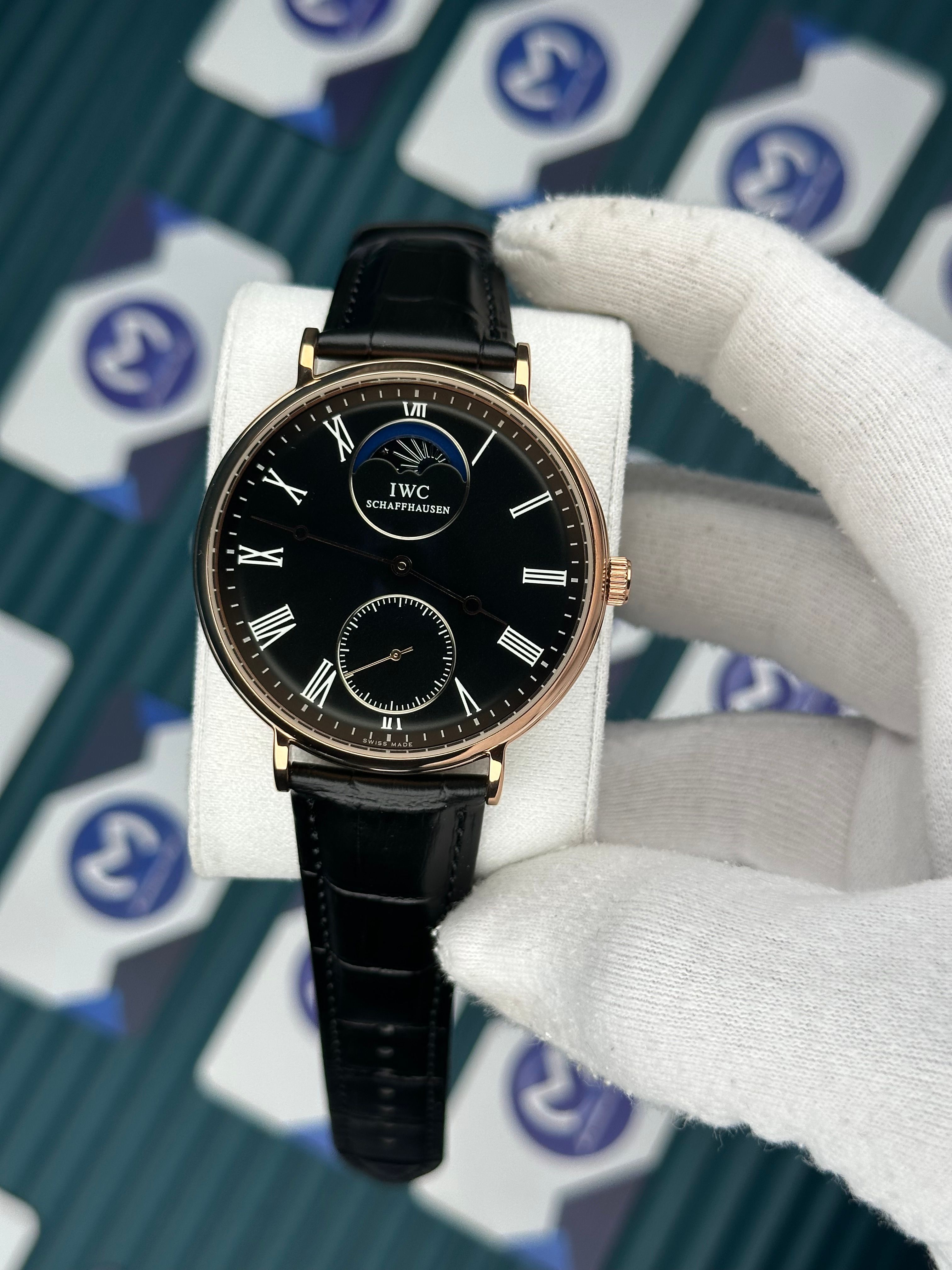 IWC Big Pilot Rose Case Chronometer And Moon 