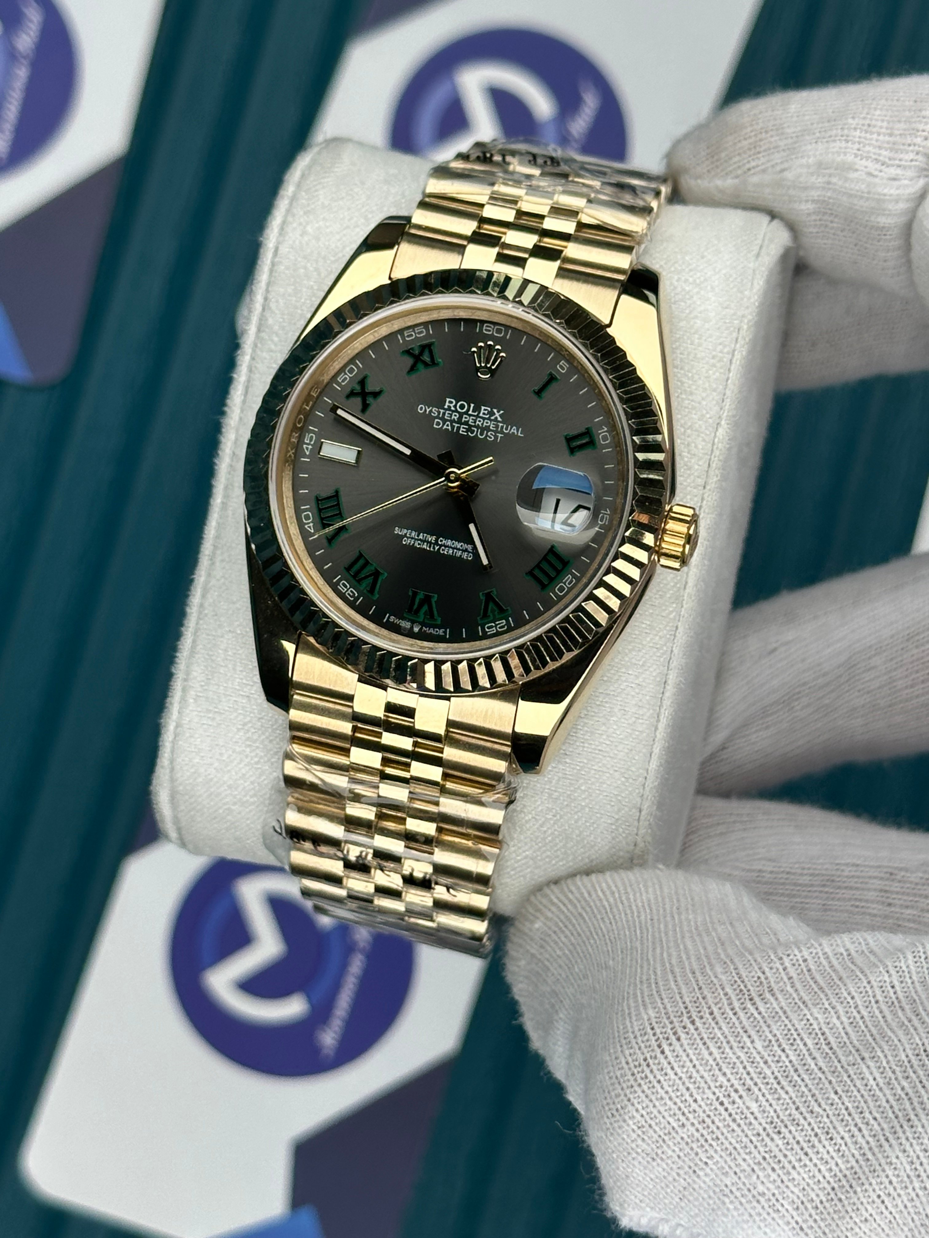 ROLEX DATEJUST WIMBLEDON GOLD JUBILE