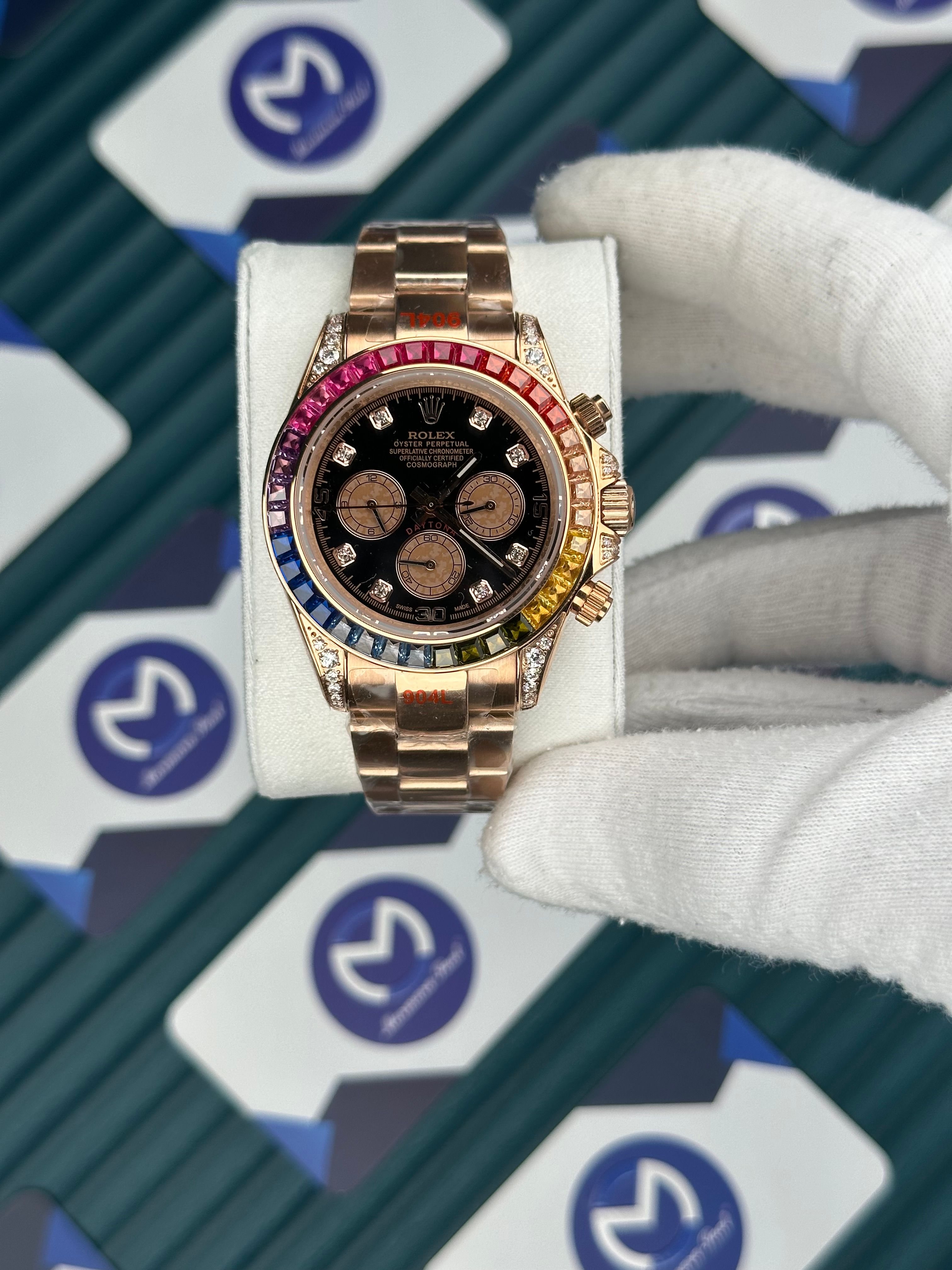 Rolex Rainbow Rose Gold 