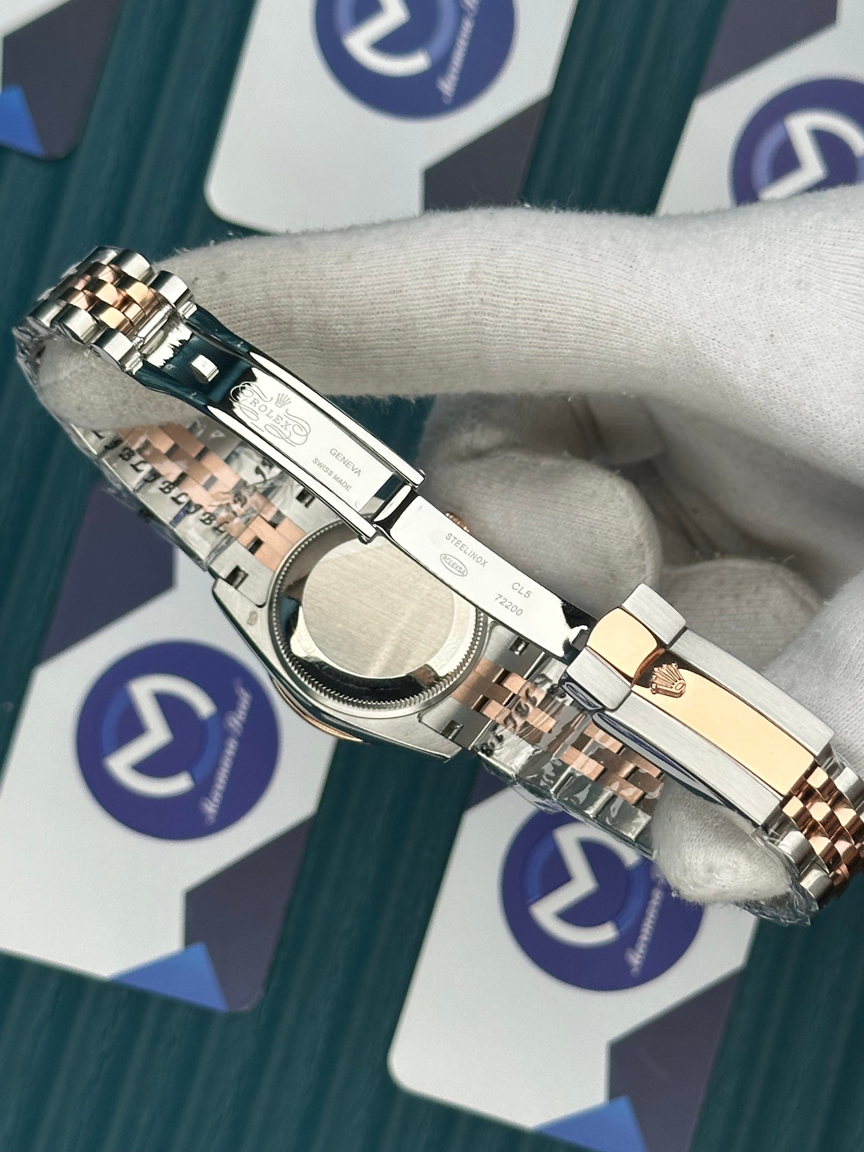 ROLEX 31 ARDUVAZ ROSE-SILVER JUBILEE 